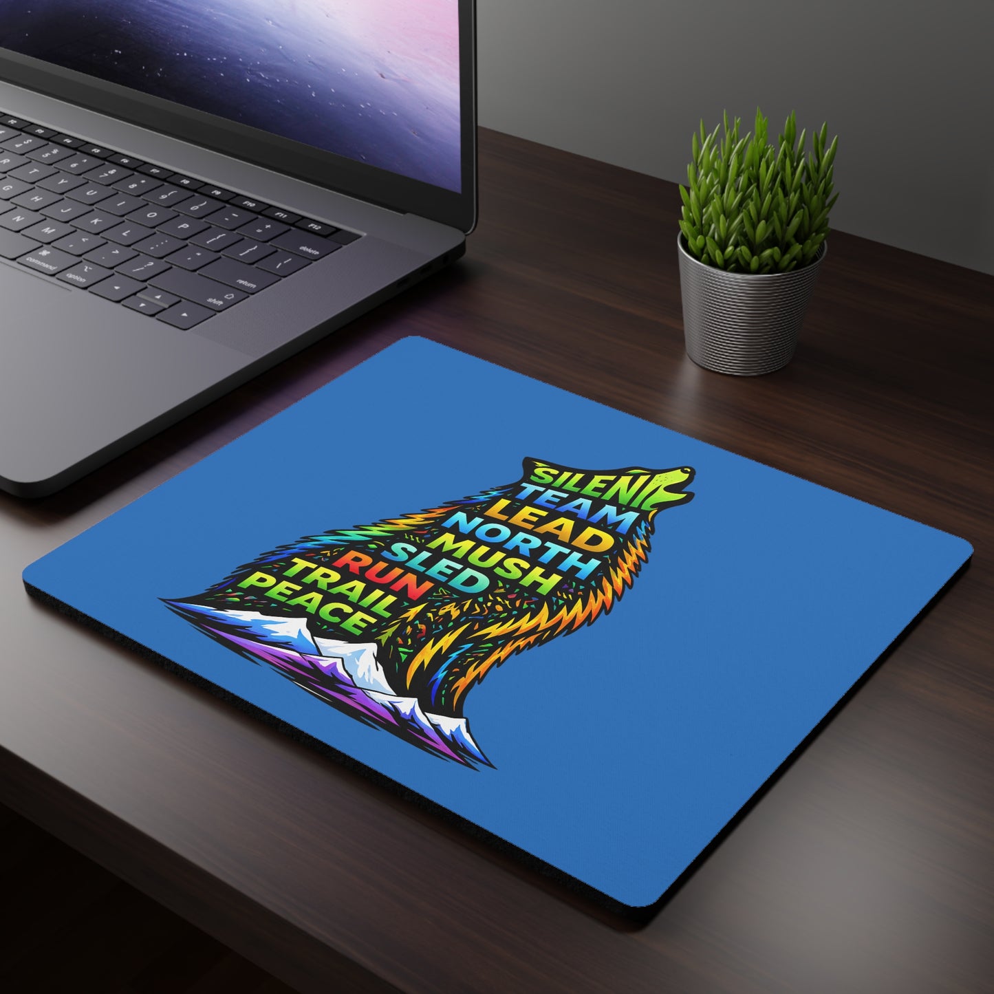 Howling Dog - Mouse Pad
