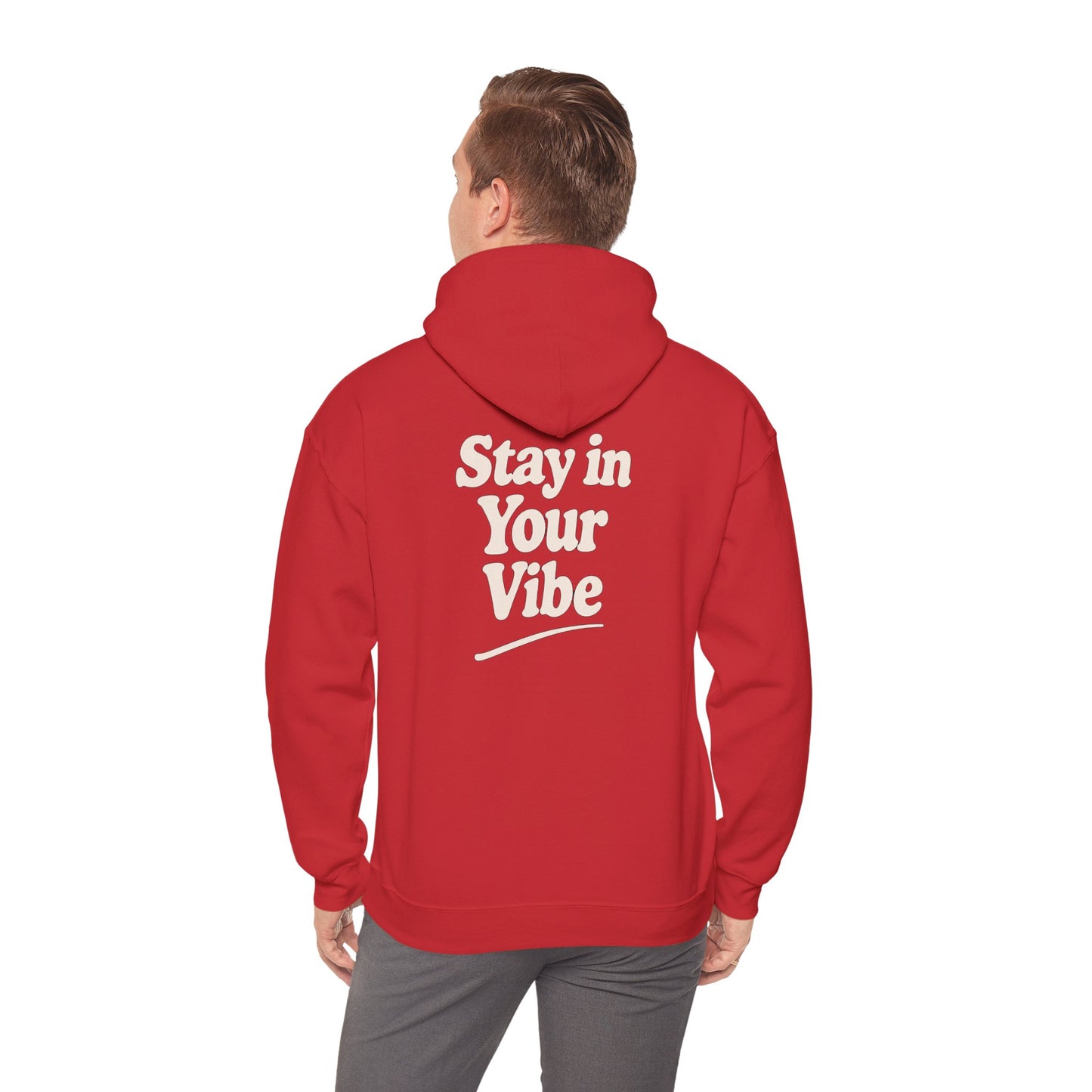 Stay In Your Vibe Hoodie — Cozy Minimalist Graphic Pullover