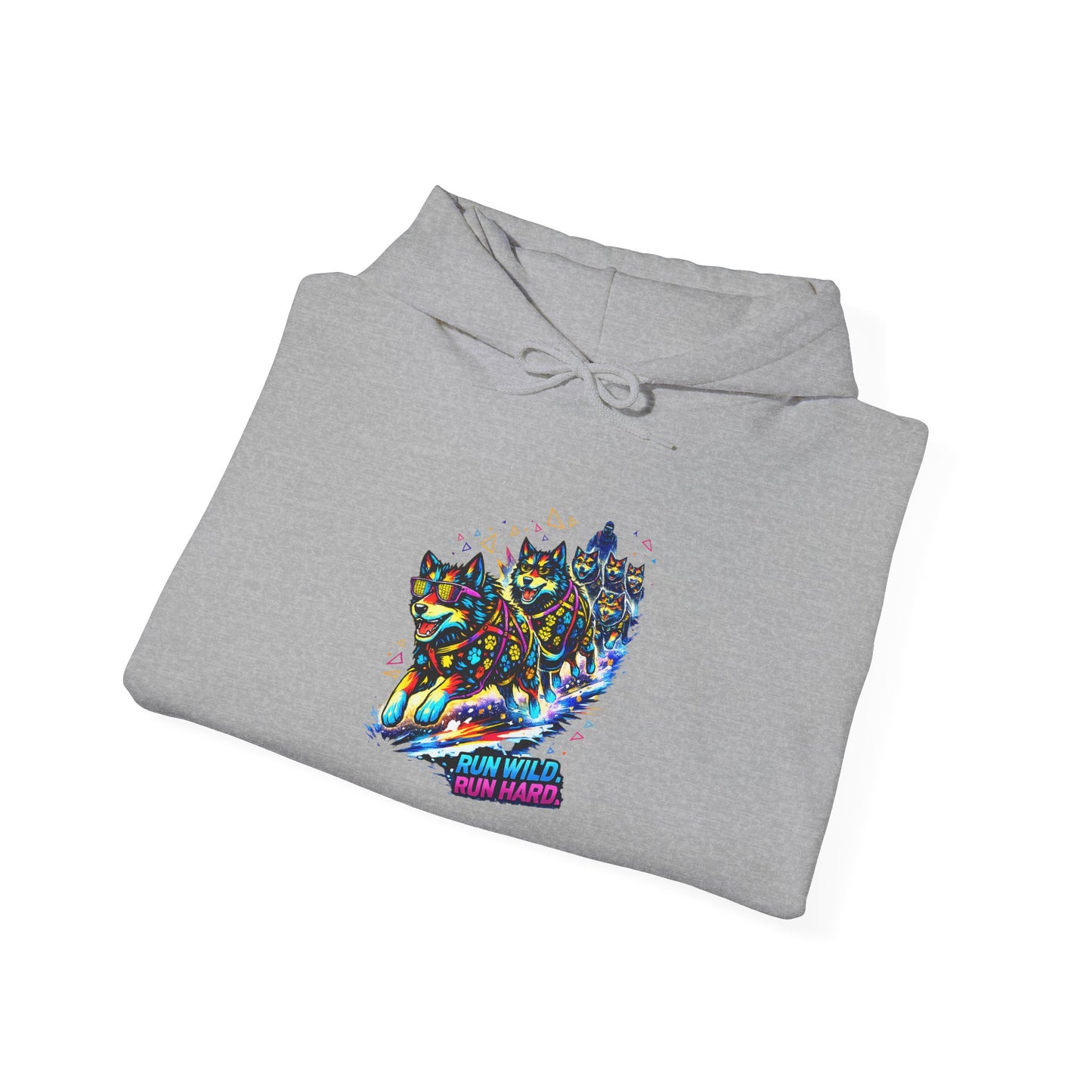 Holographic Maple Heart Hoodie — Retro Canadian Pride Pullover