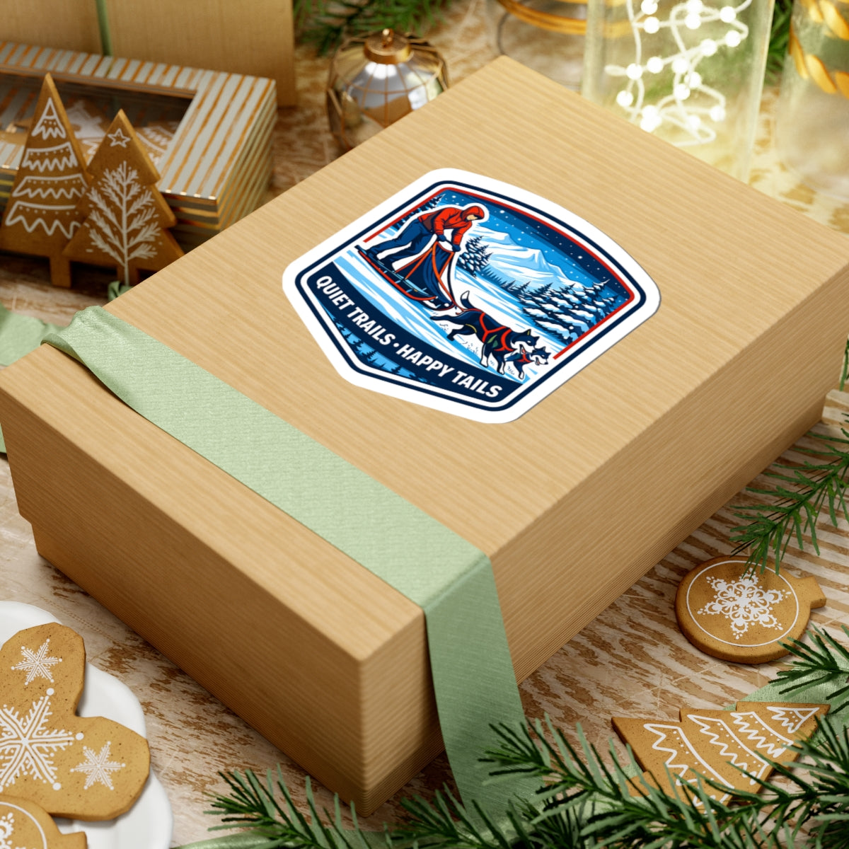 Quiet Trails Happy Tails - Sticker