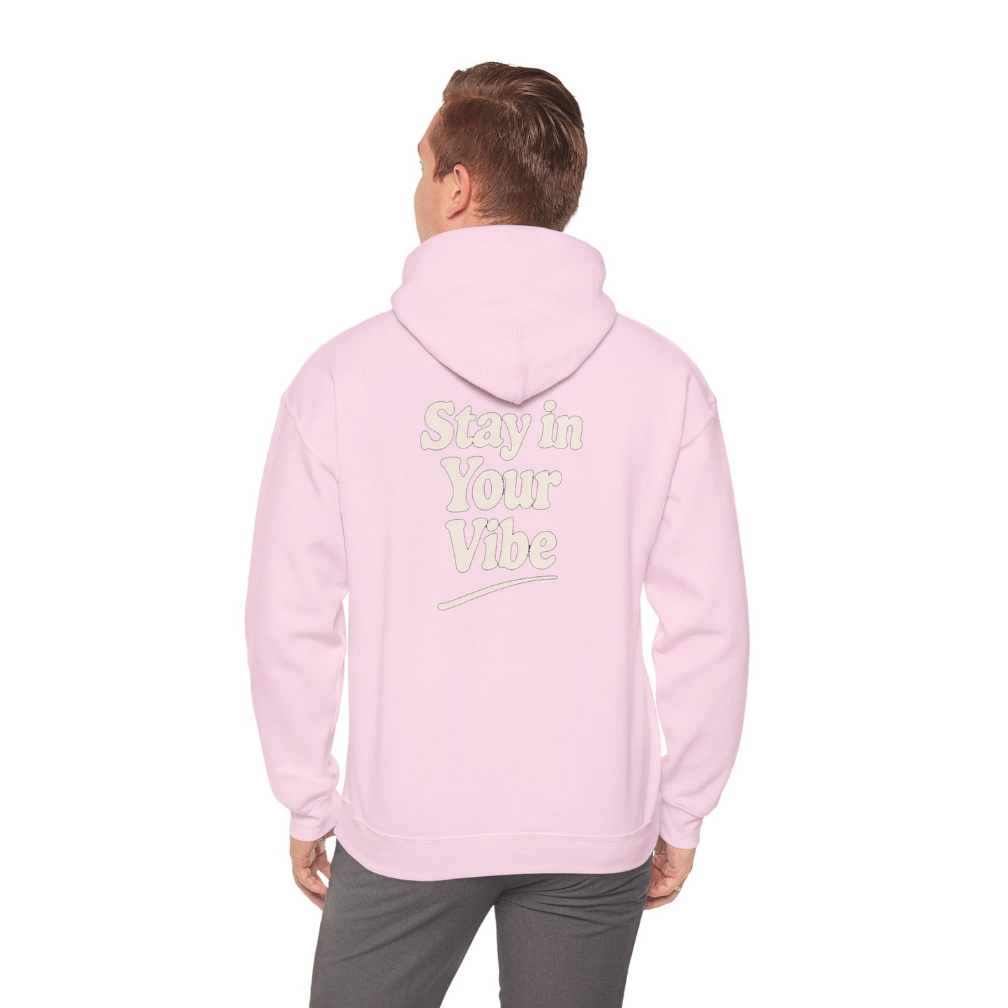 Stay In Your Vibe Hoodie — Cozy Minimalist Graphic Pullover