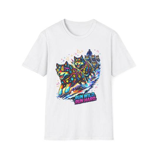 Run Wild Run Hard Husky Team T-Shirt