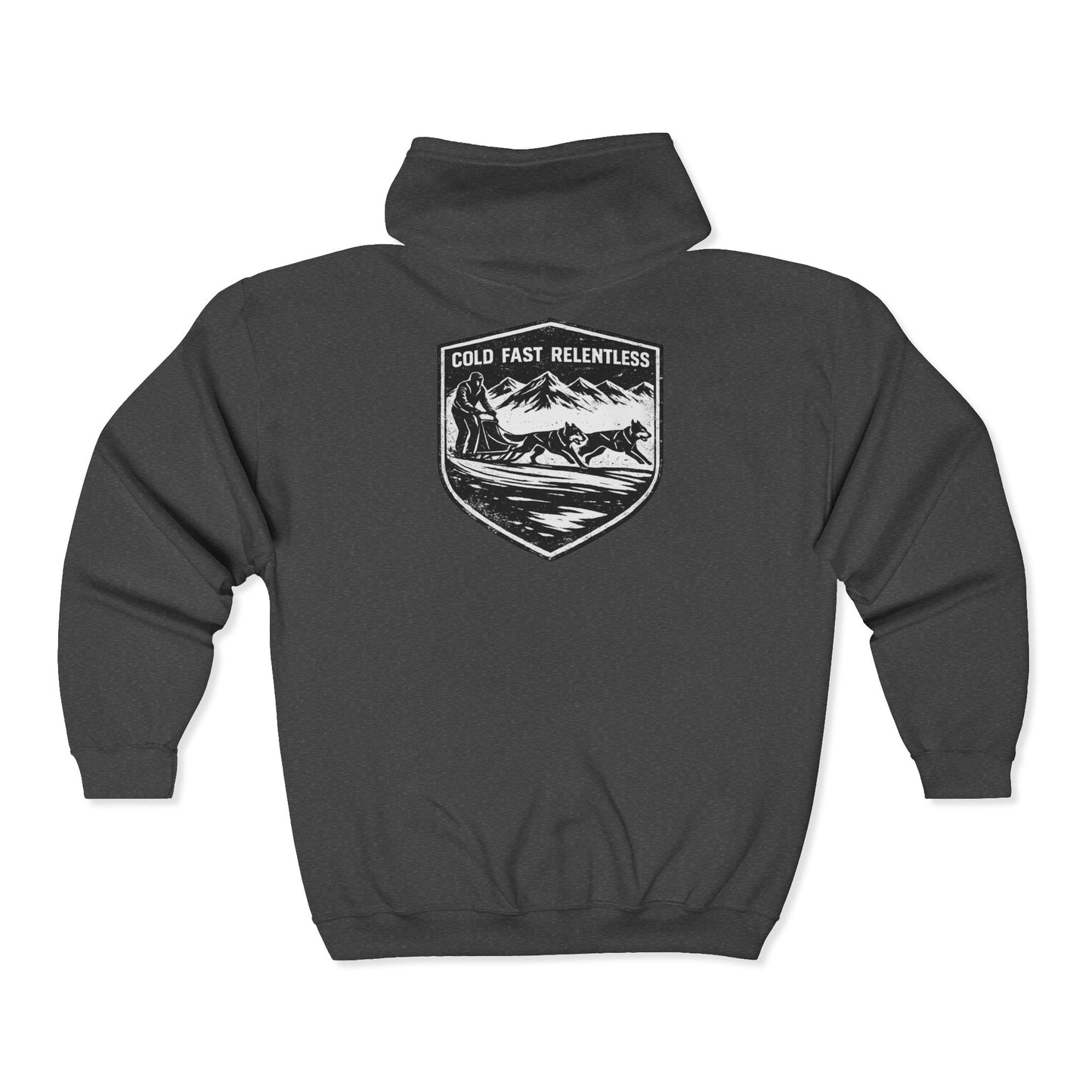 Cold Fast Relentless - Zip Hoodie