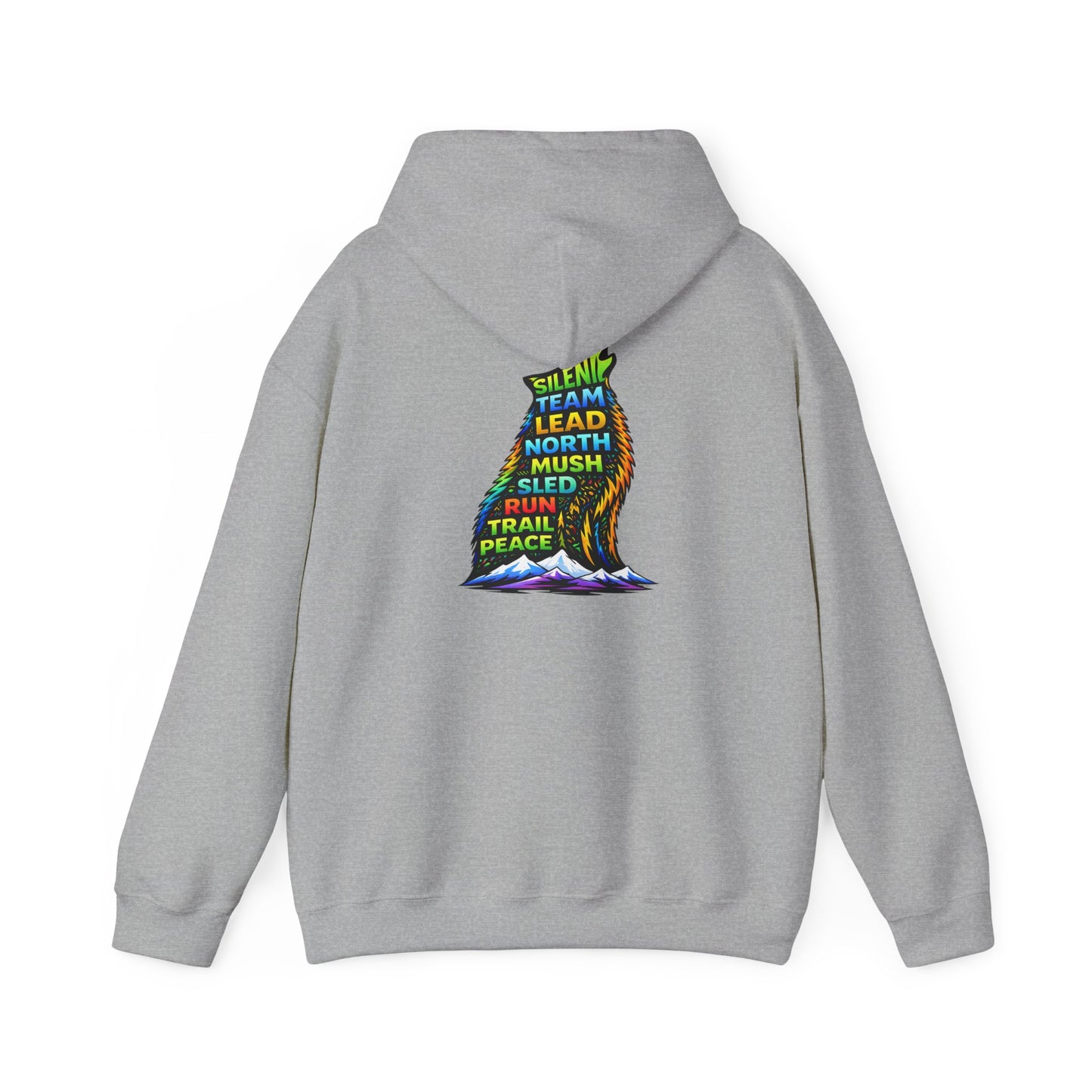 Sitting Howling Dog - Hoodie
