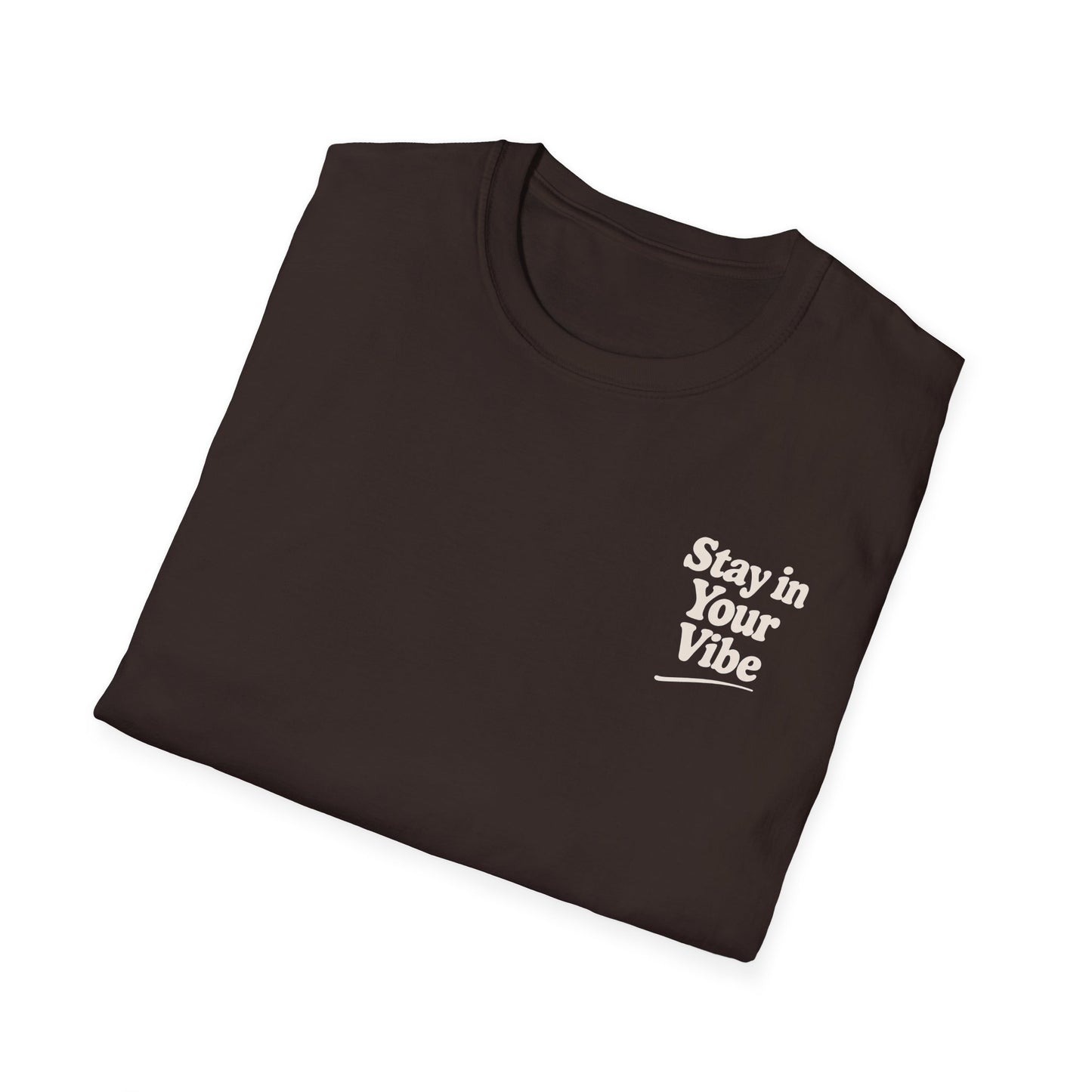 Stay in Your Vibe T-Shirt — Retro Neutral Graphic Tee