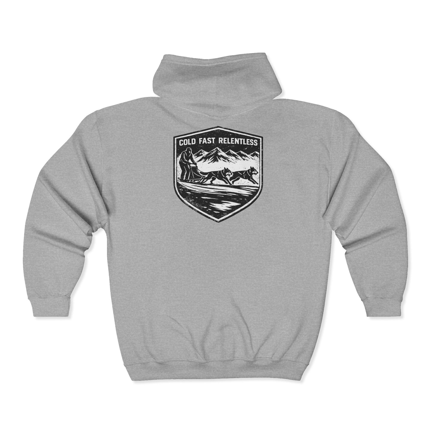Cold Fast Relentless - Zip Hoodie
