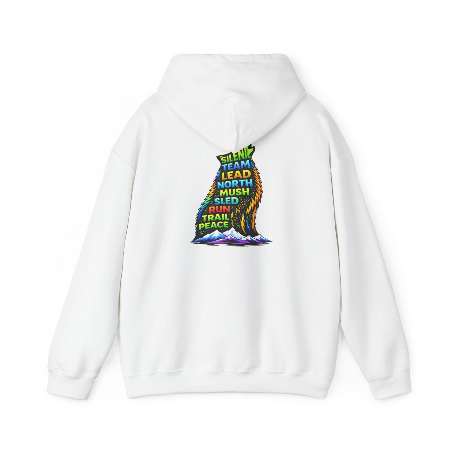 Sitting Howling Dog - Hoodie