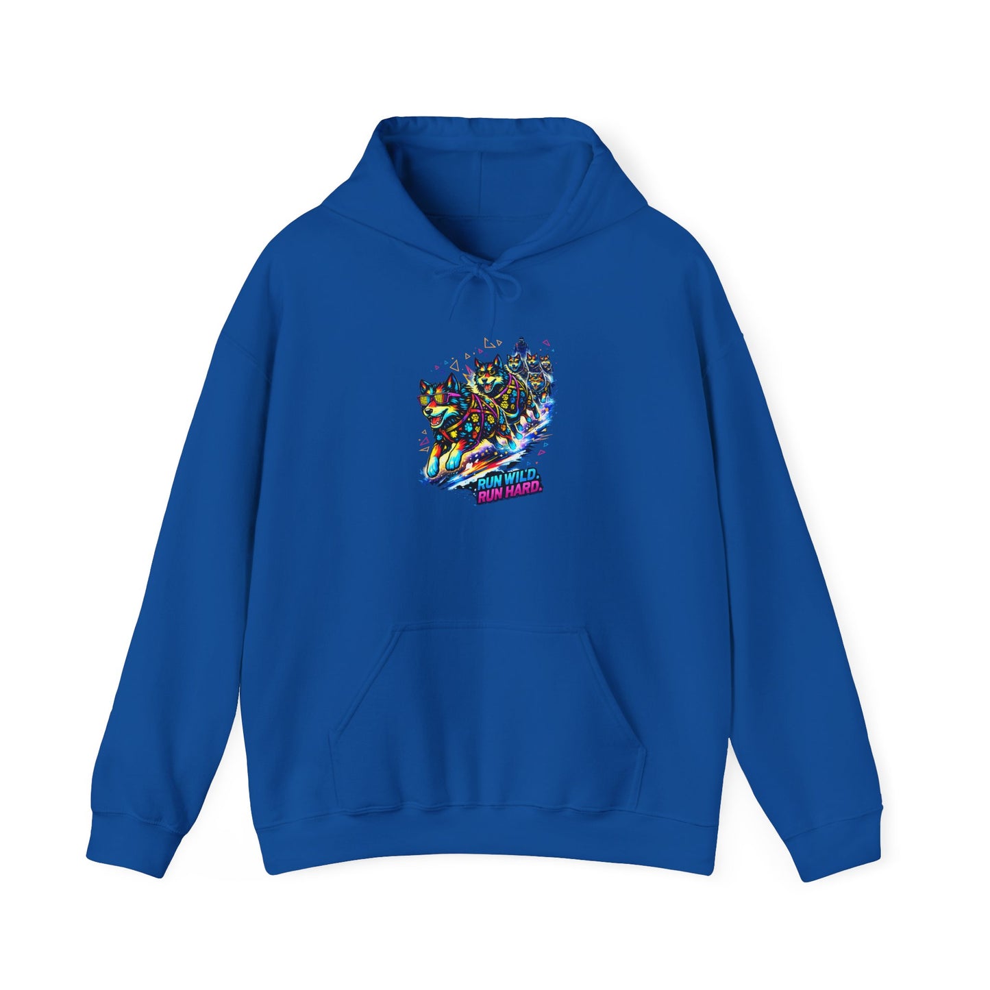 Holographic Maple Heart Hoodie — Retro Canadian Pride Pullover