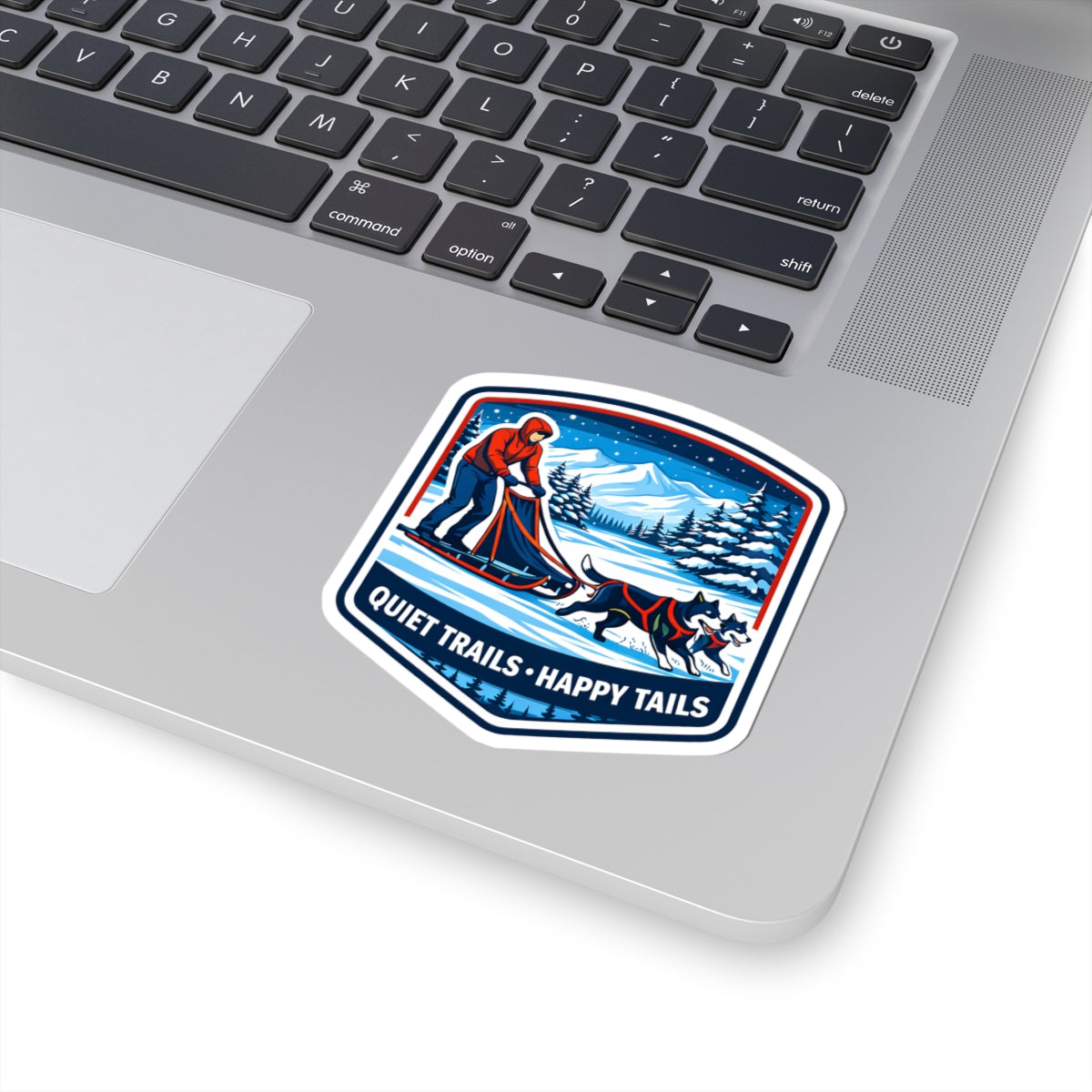 Quiet Trails Happy Tails - Sticker