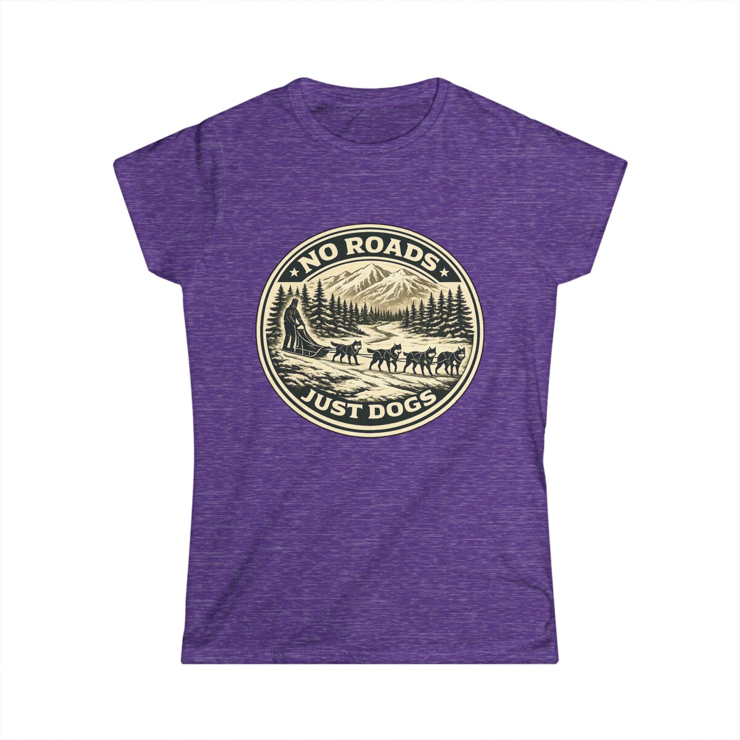 No Roads Just Dogs - Woman Tee