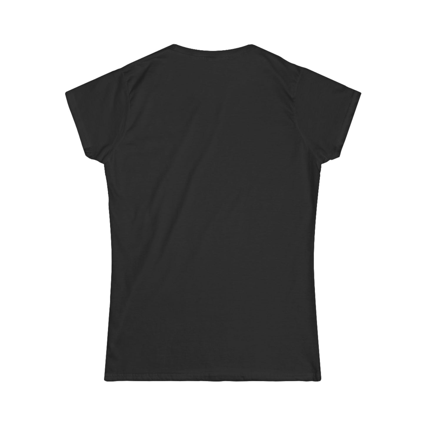 Quiet Trails, Happy Tails Women's Tee — Winter Skiing Dog Rescue Shirt