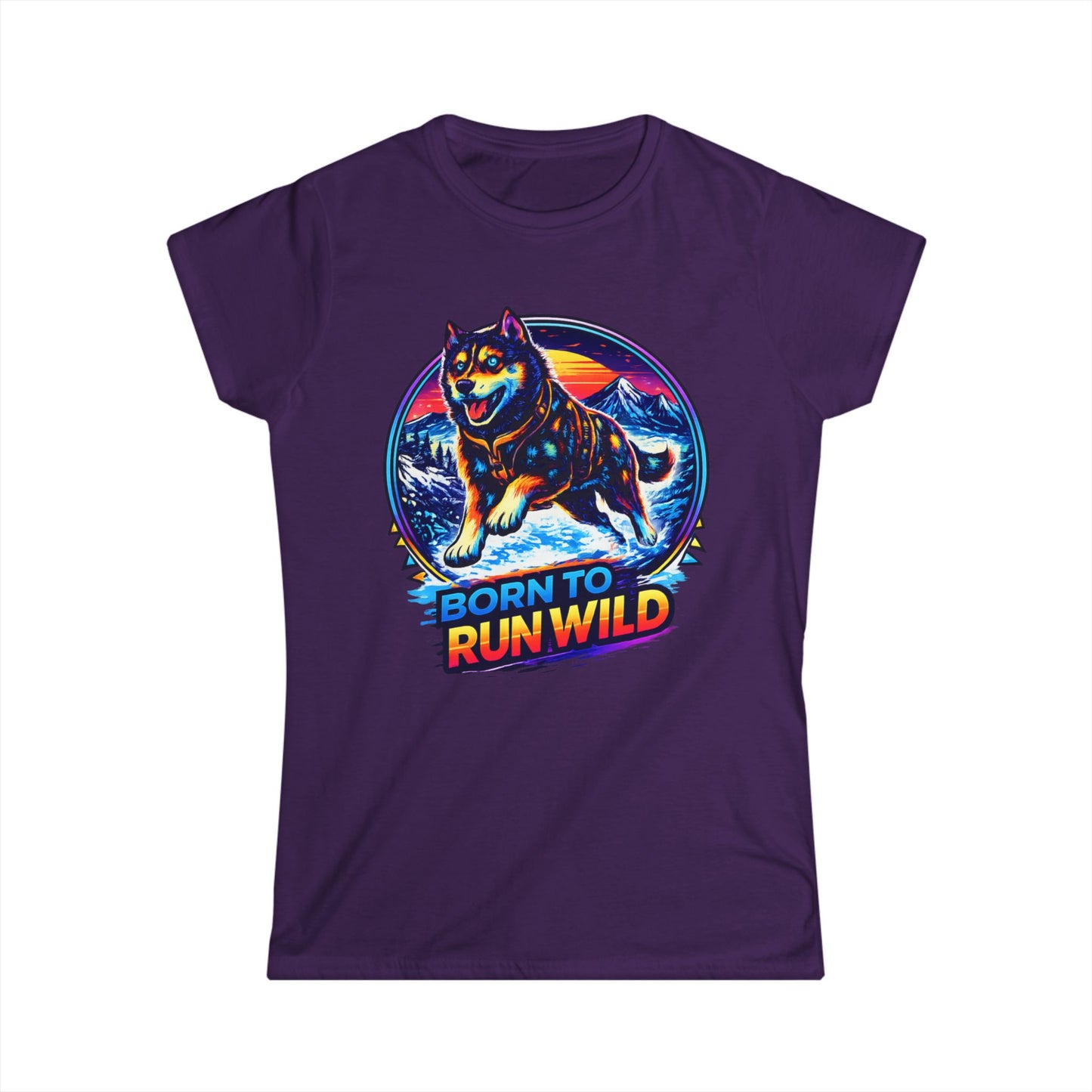Born to Run Wild Husky - Woman Tee