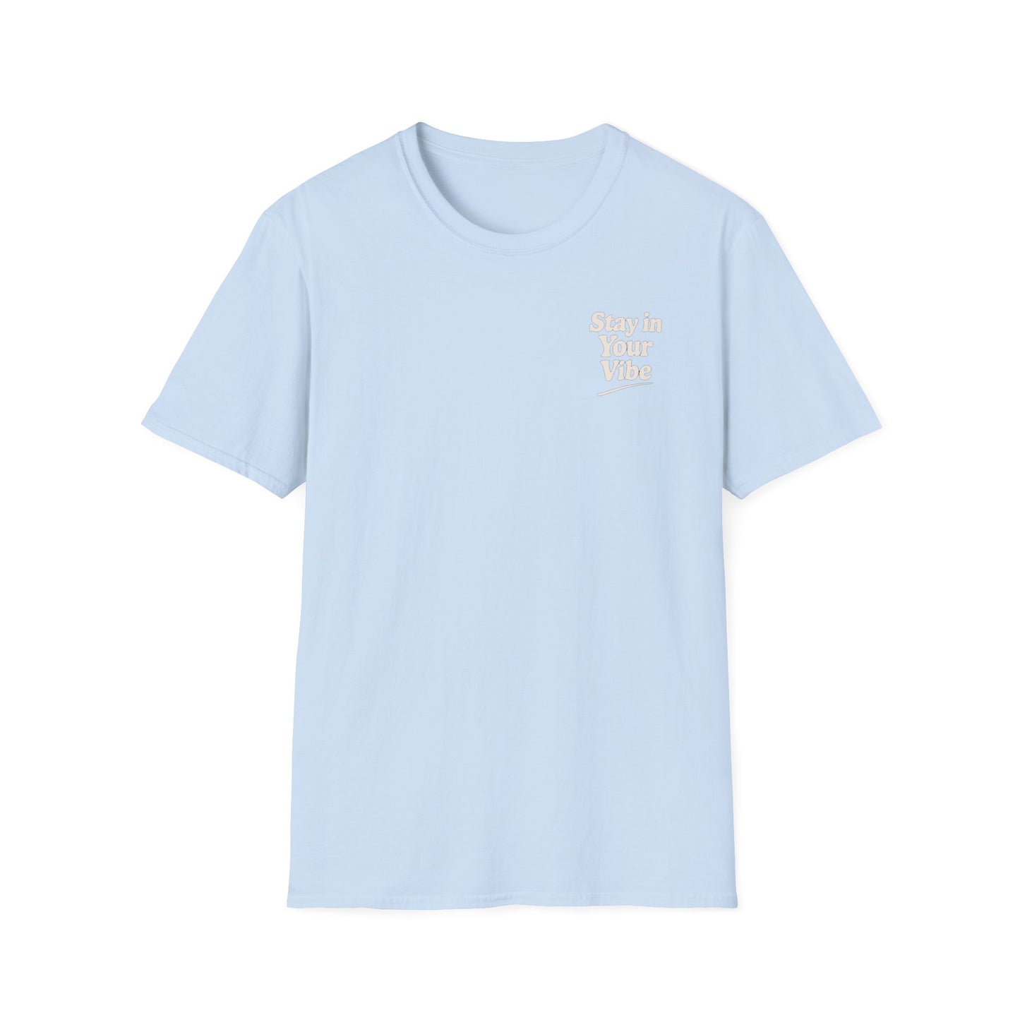 Stay in Your Vibe T-Shirt — Retro Neutral Graphic Tee