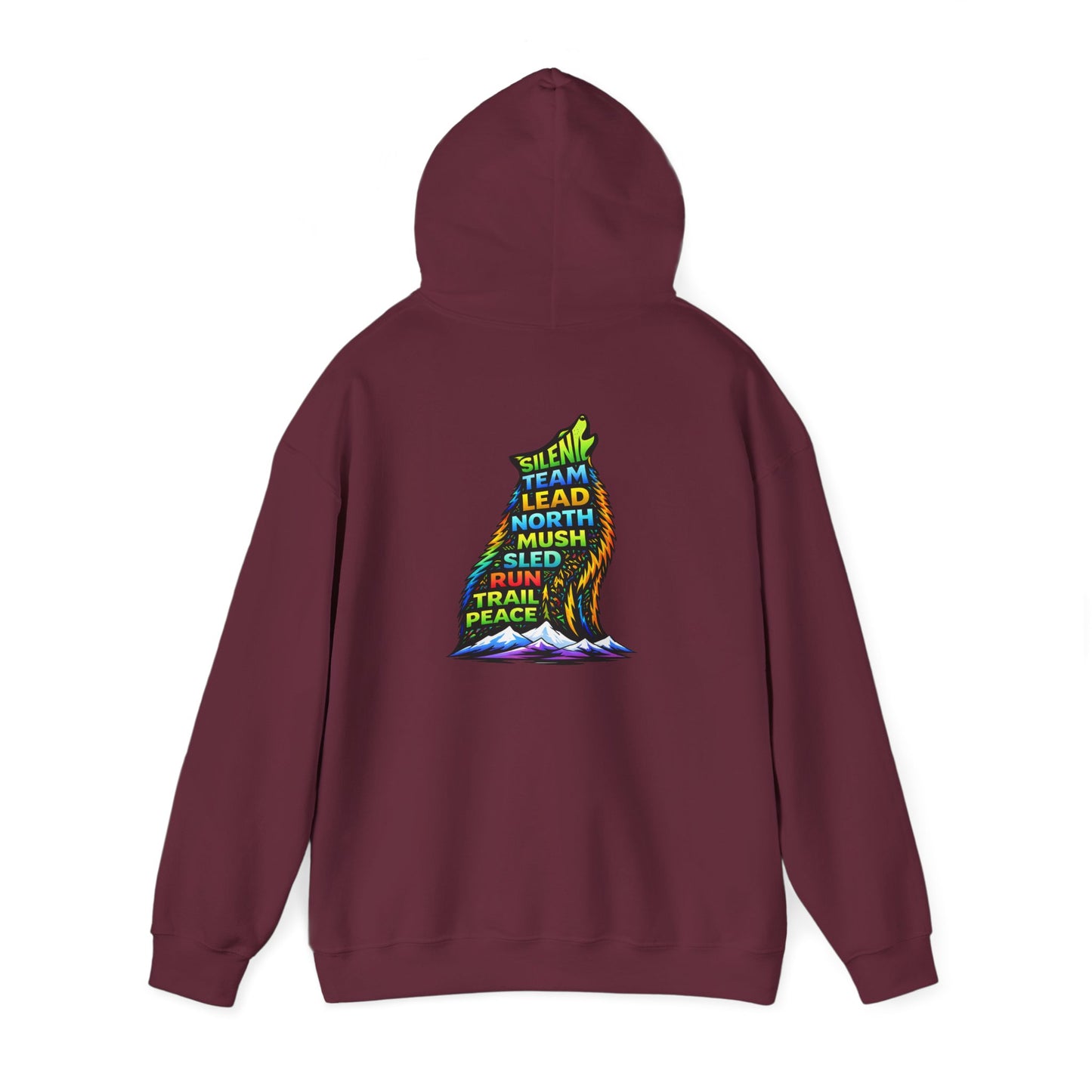 Sitting Howling Dog - Hoodie
