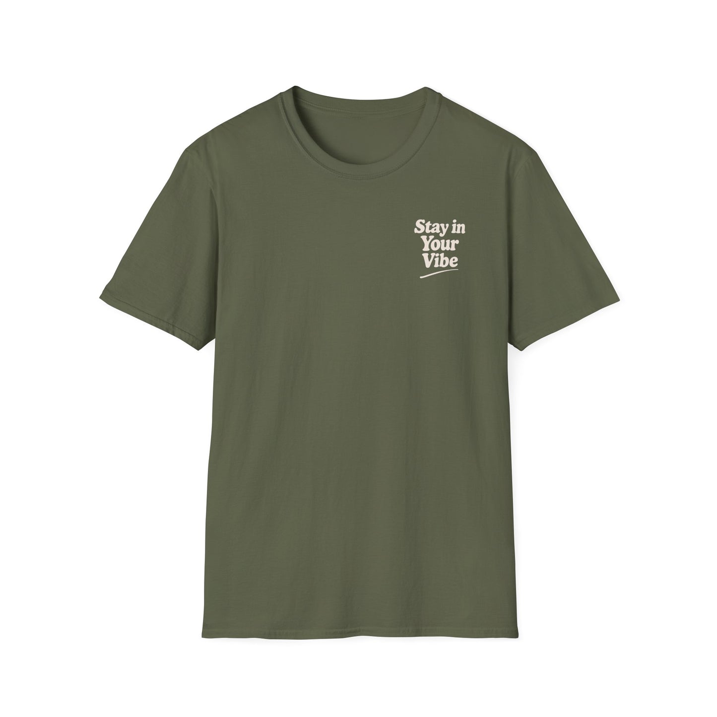 Stay in Your Vibe T-Shirt — Retro Neutral Graphic Tee