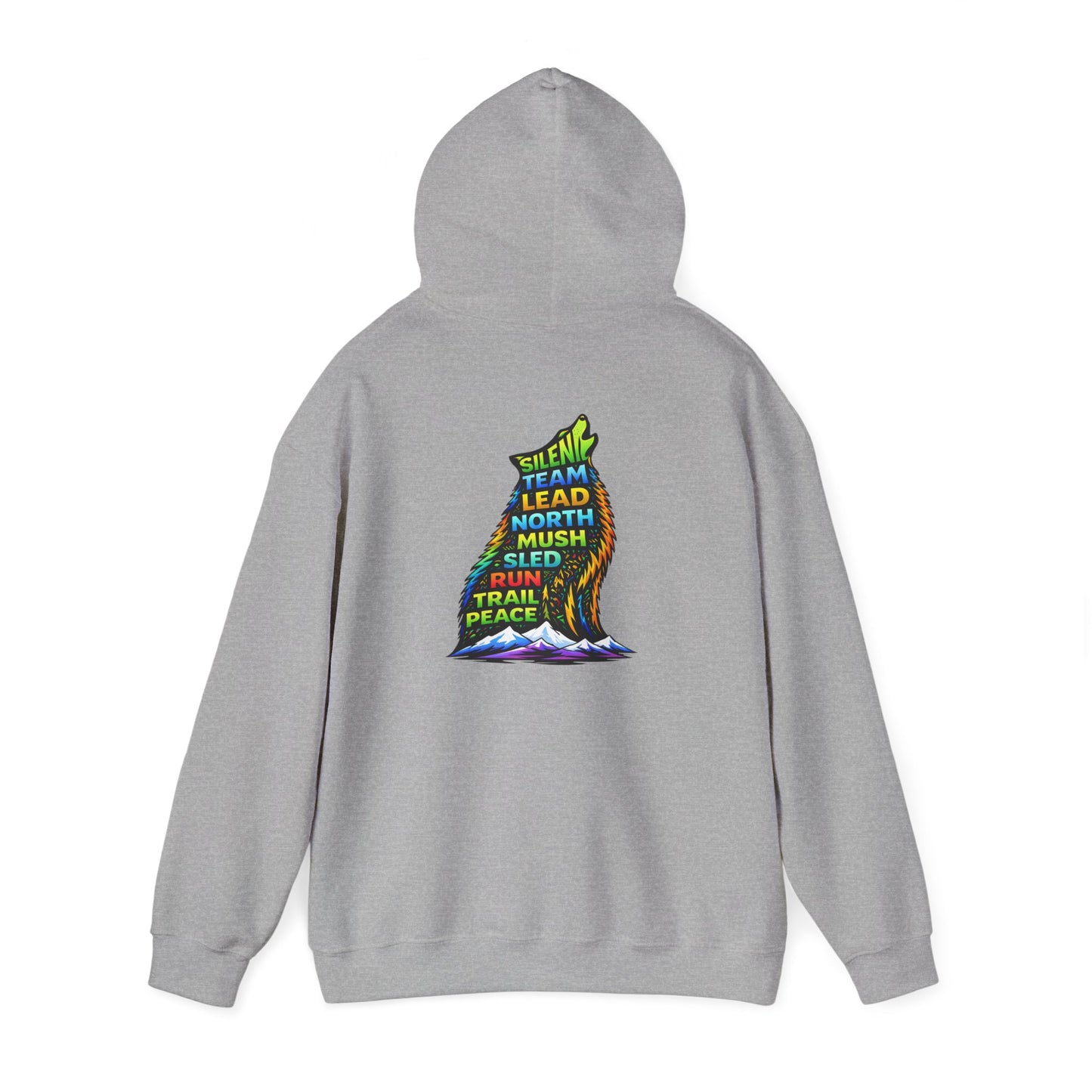 Sitting Howling Dog - Hoodie