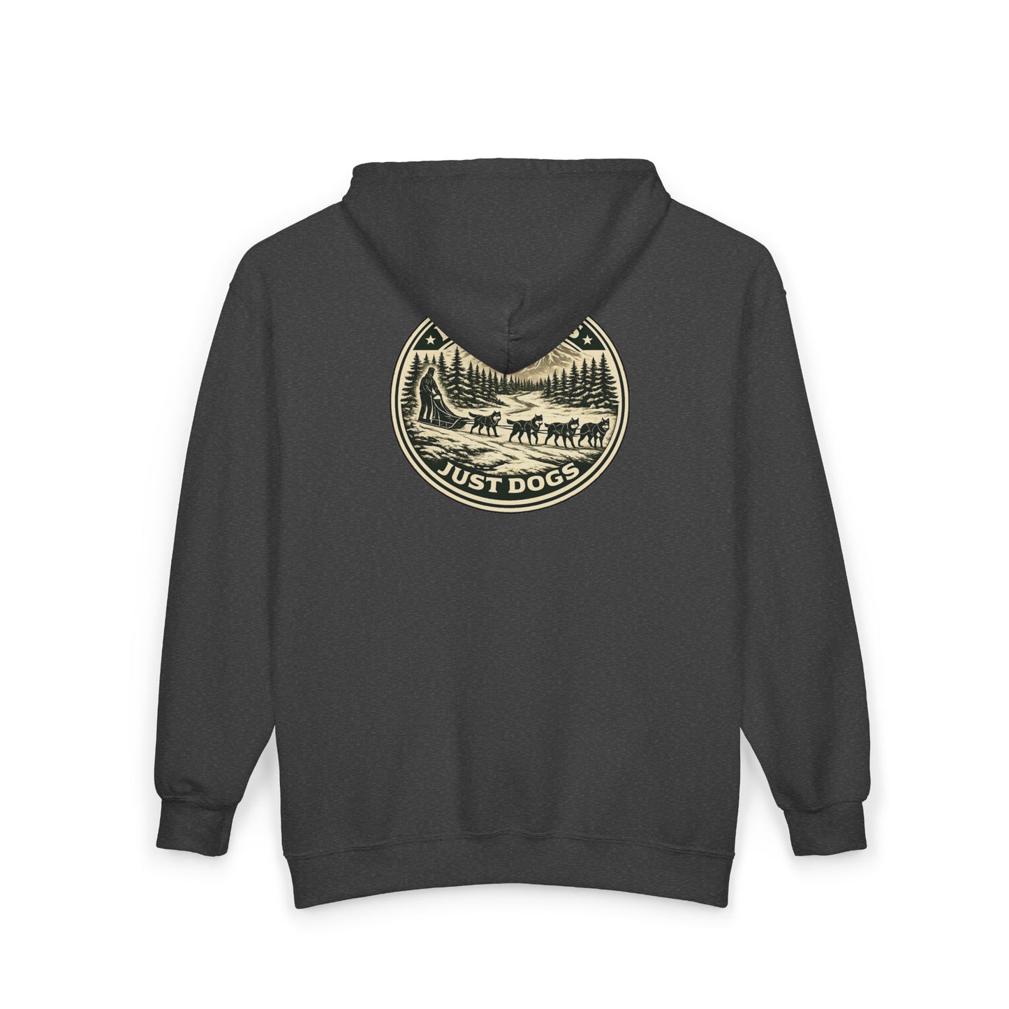 No Roads Just Dogs - Zip Hoodie