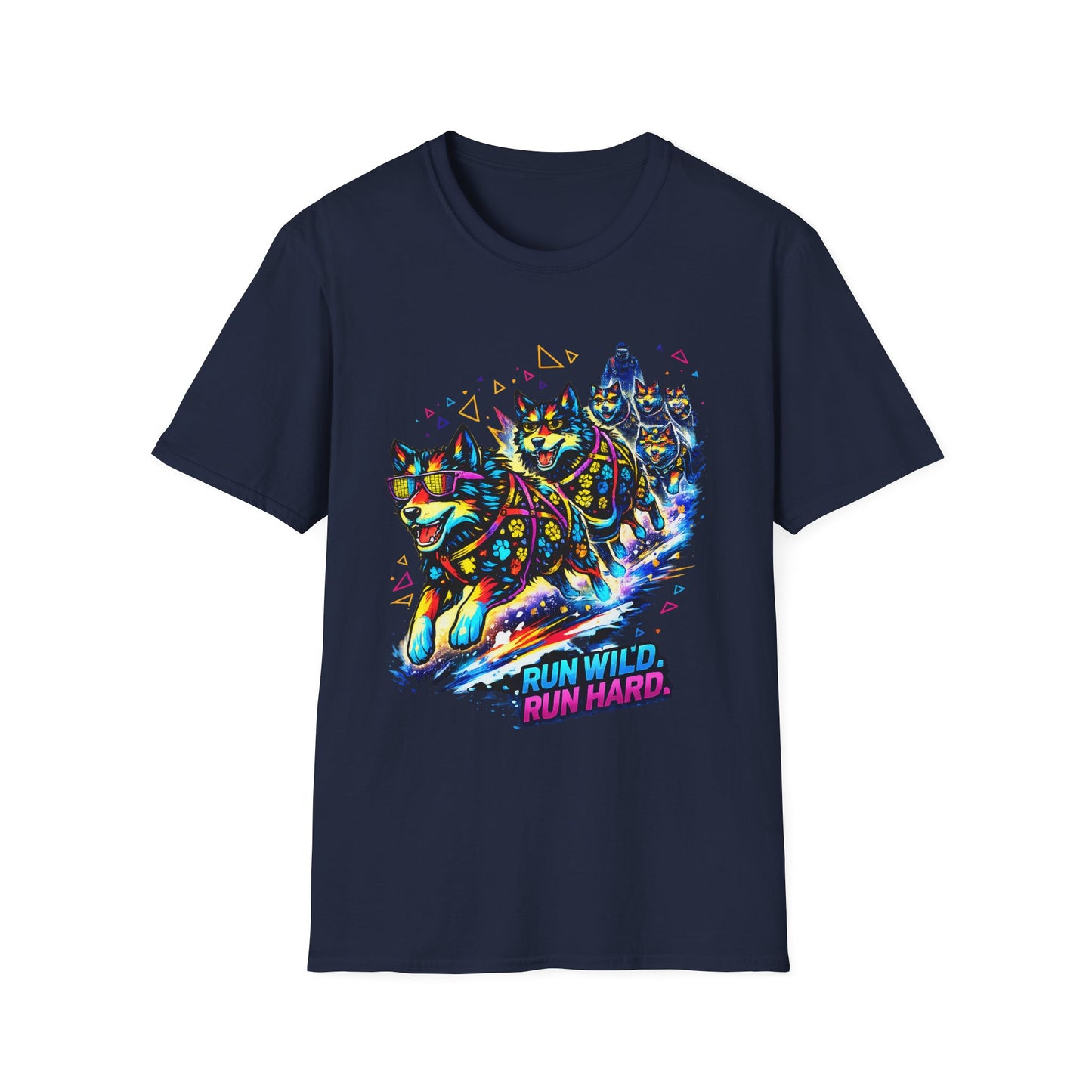 Run Wild Run Hard Husky Team T-Shirt