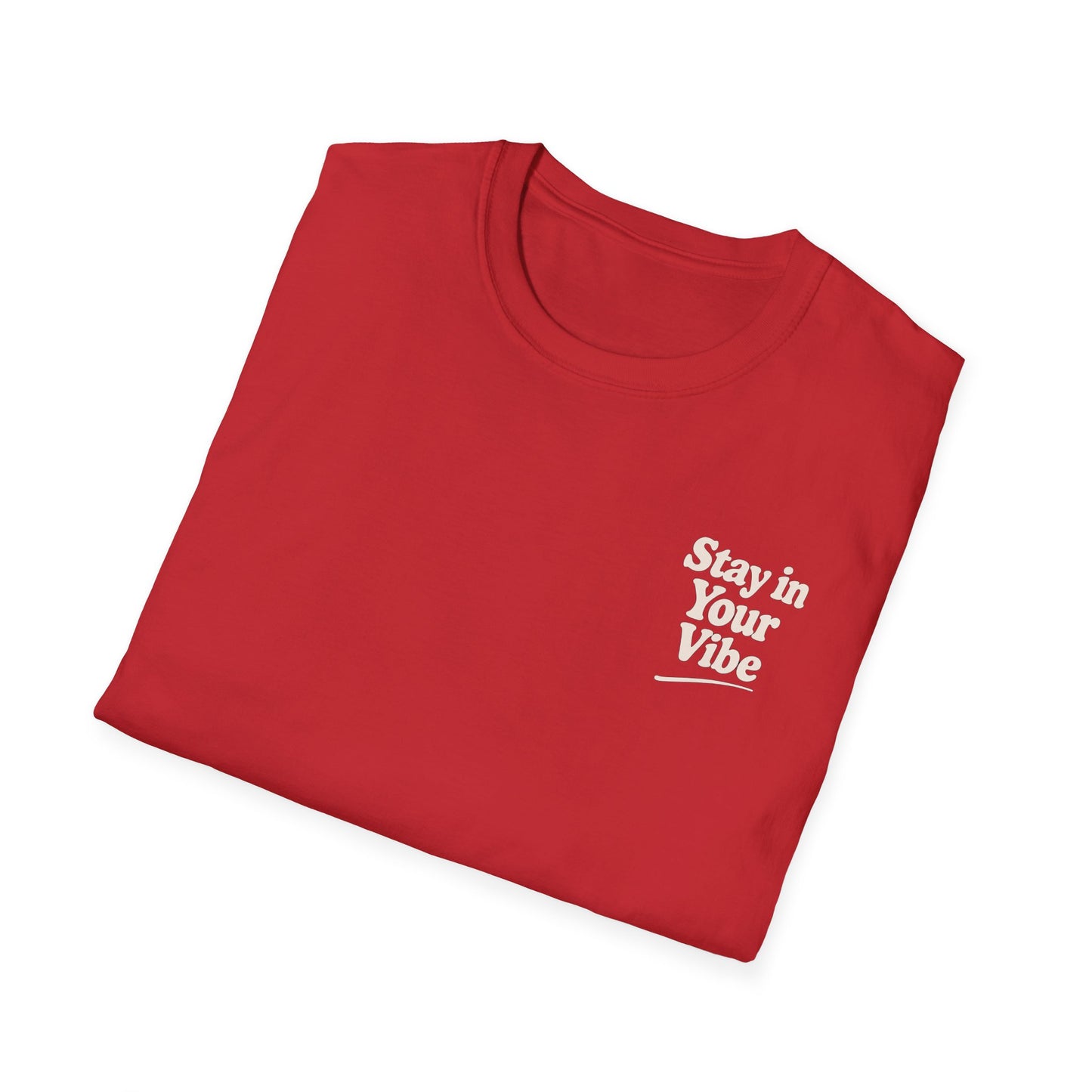Stay in Your Vibe T-Shirt — Retro Neutral Graphic Tee