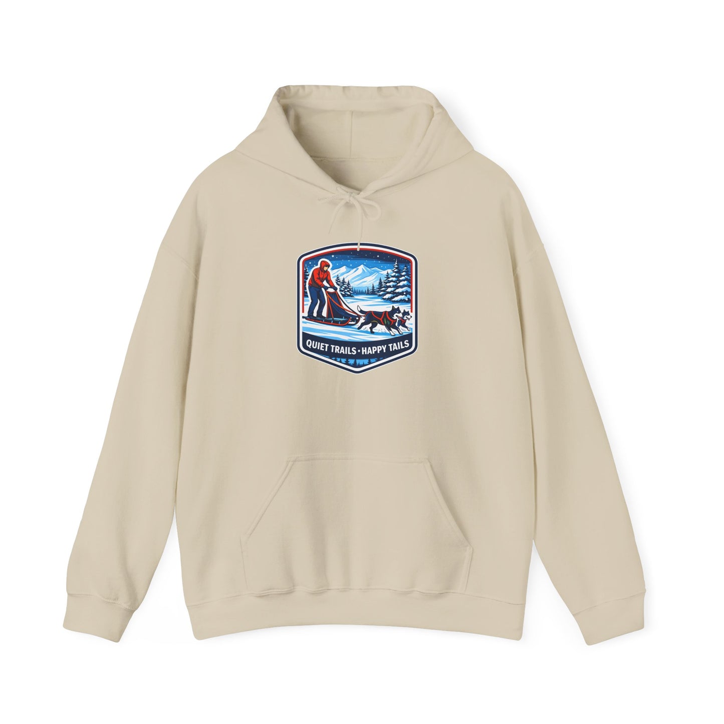 Quiet Trails, Happy Dogs - Hoodie