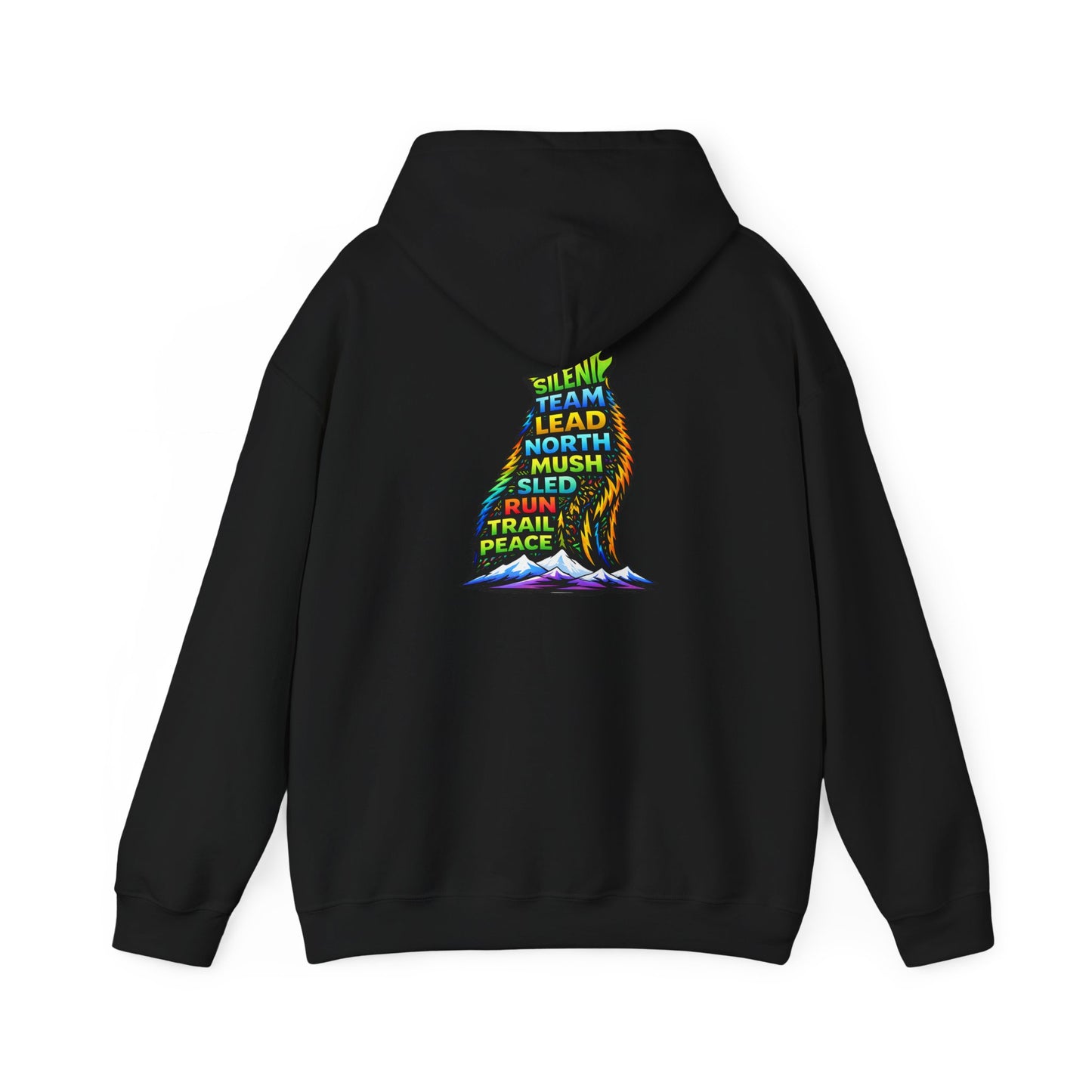 Sitting Howling Dog - Hoodie