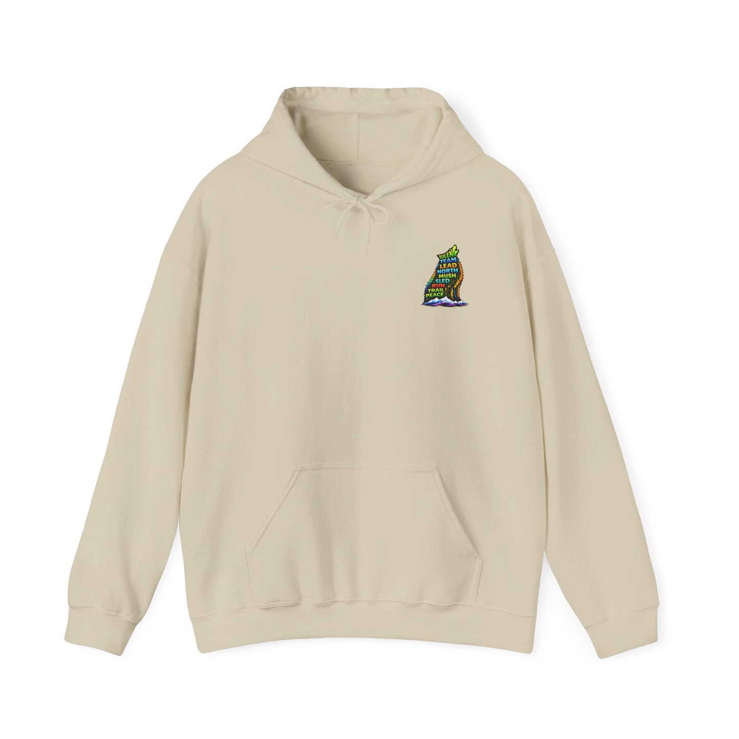 Sitting Howling Dog - Hoodie