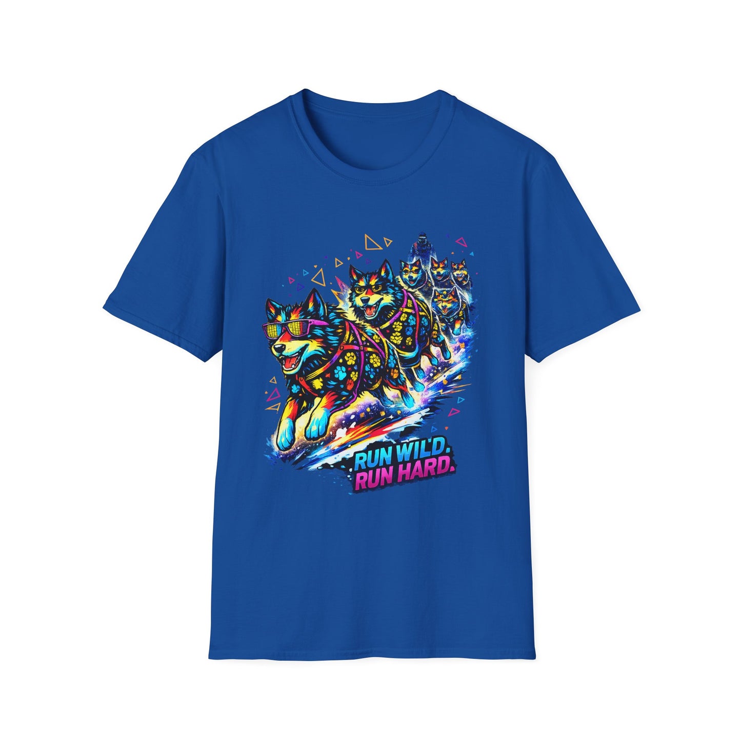 Run Wild Run Hard Husky Team T-Shirt