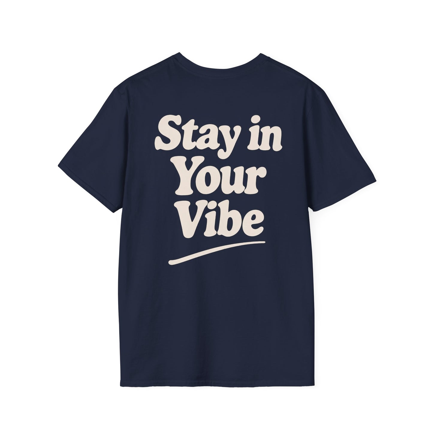 Stay in Your Vibe T-Shirt — Retro Neutral Graphic Tee