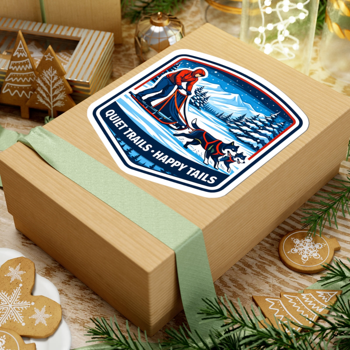 Quiet Trails Happy Tails - Sticker