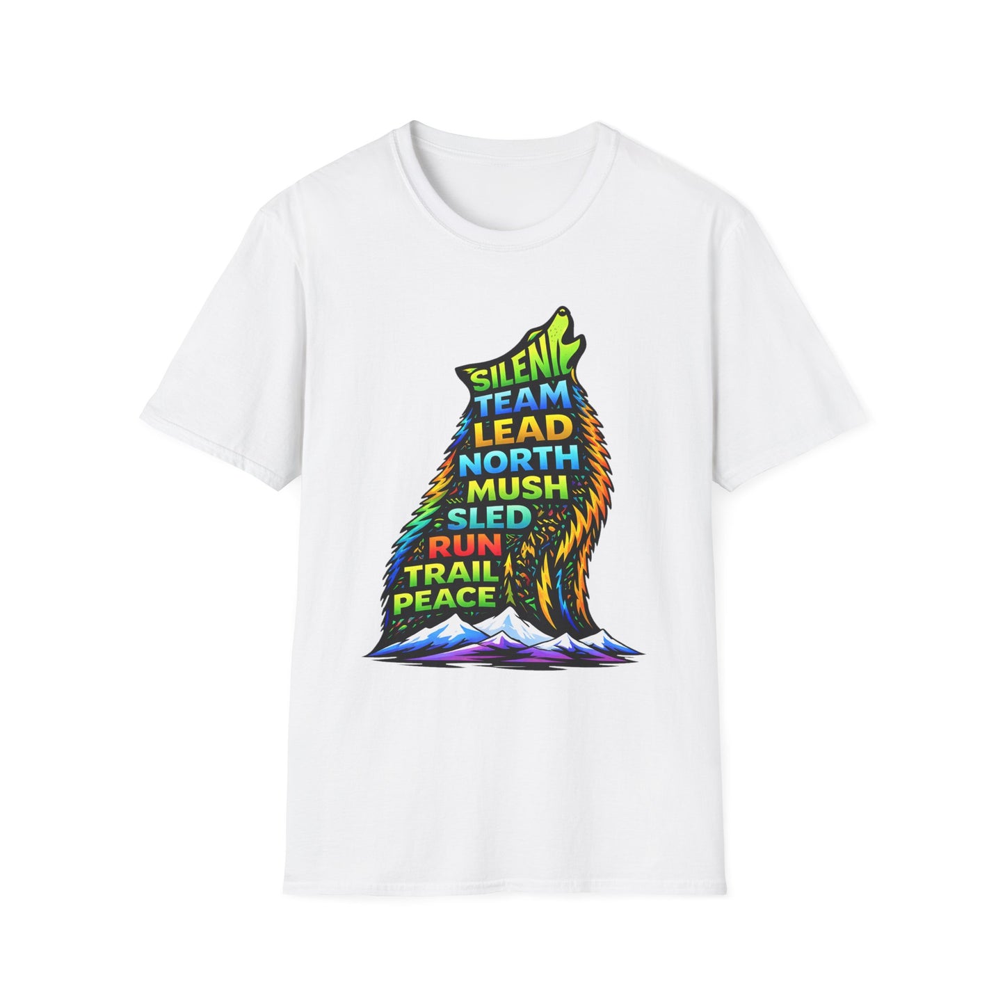 Sitting Howling Dog - Tee