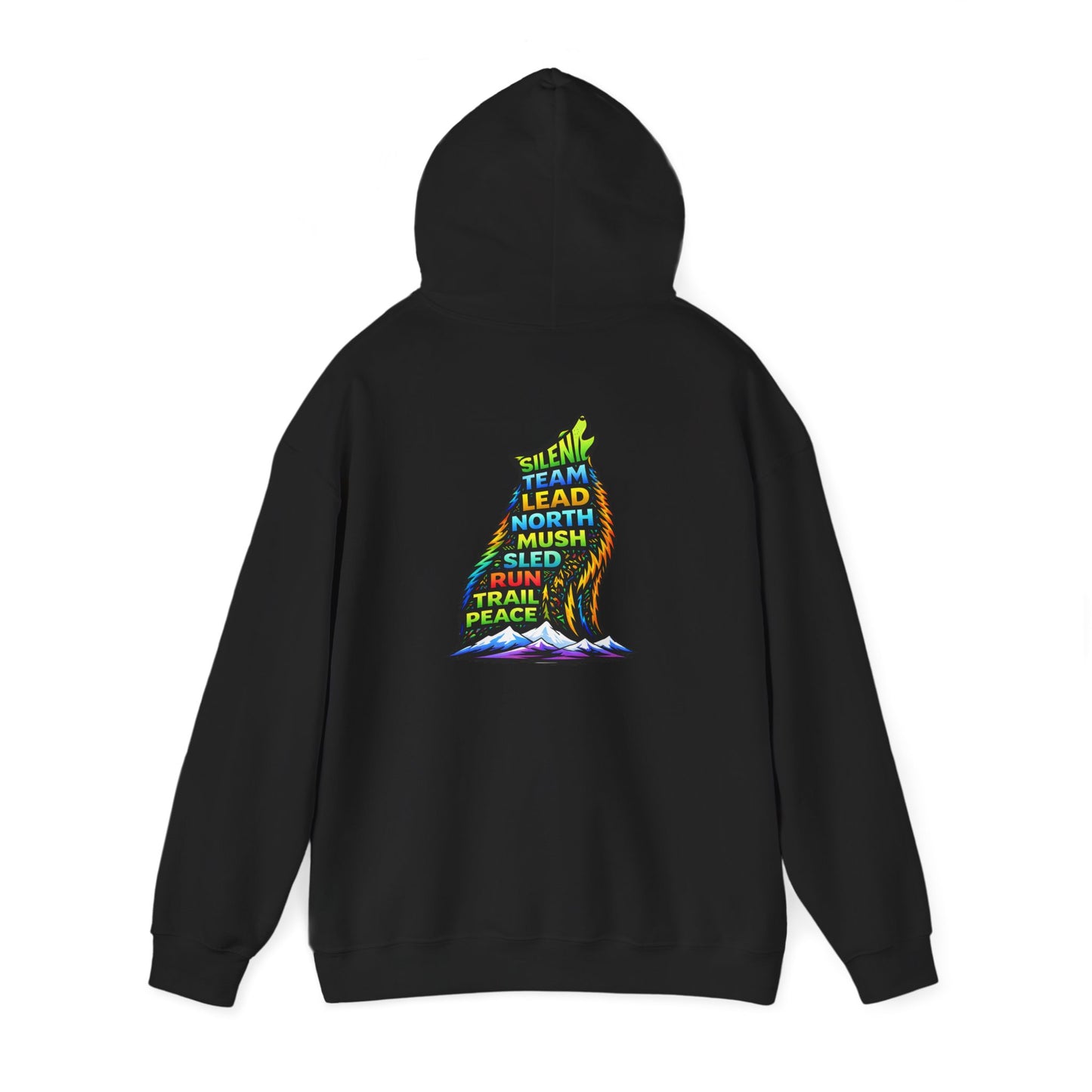 Sitting Howling Dog - Hoodie