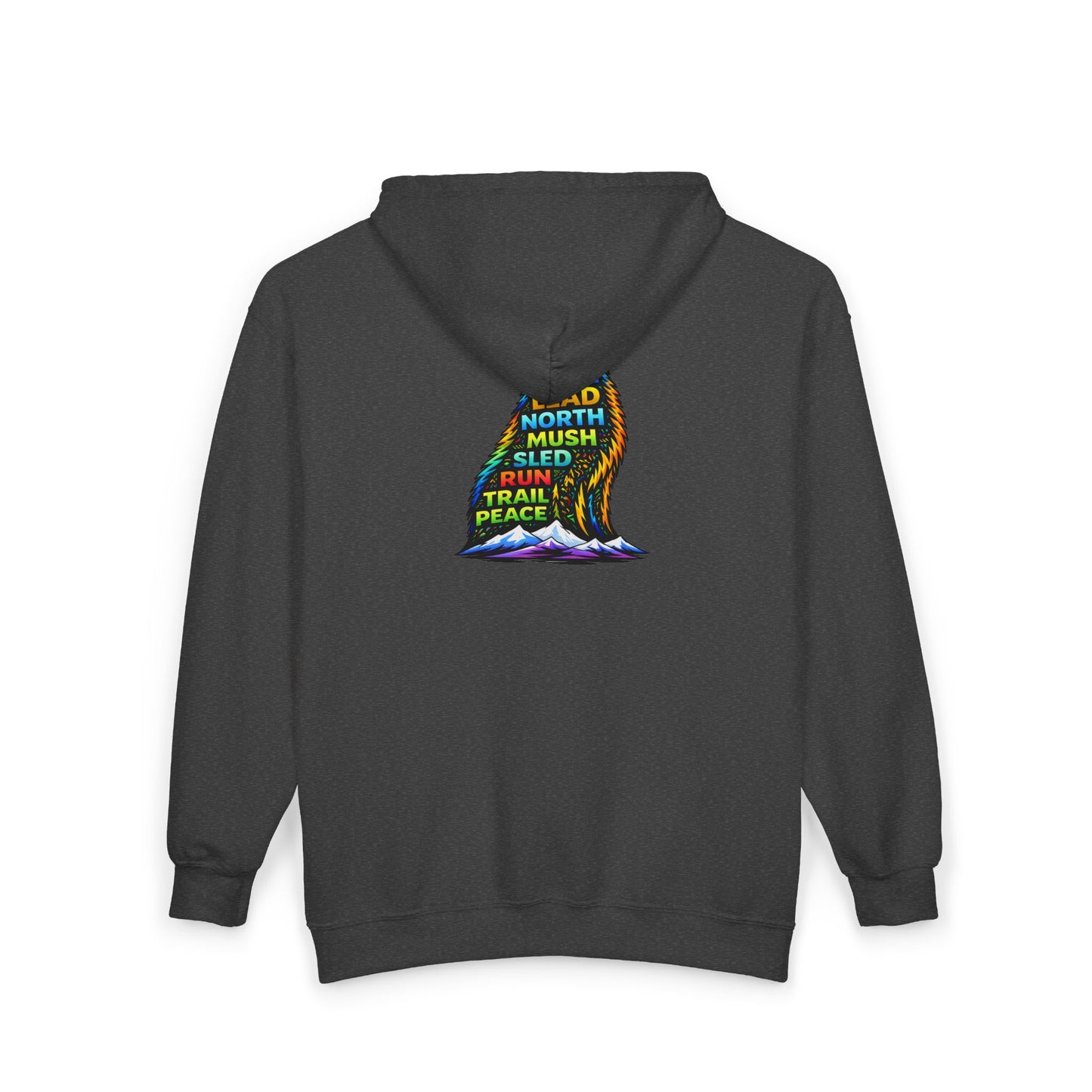 Sitting Howling Dog - Zip Hoodie