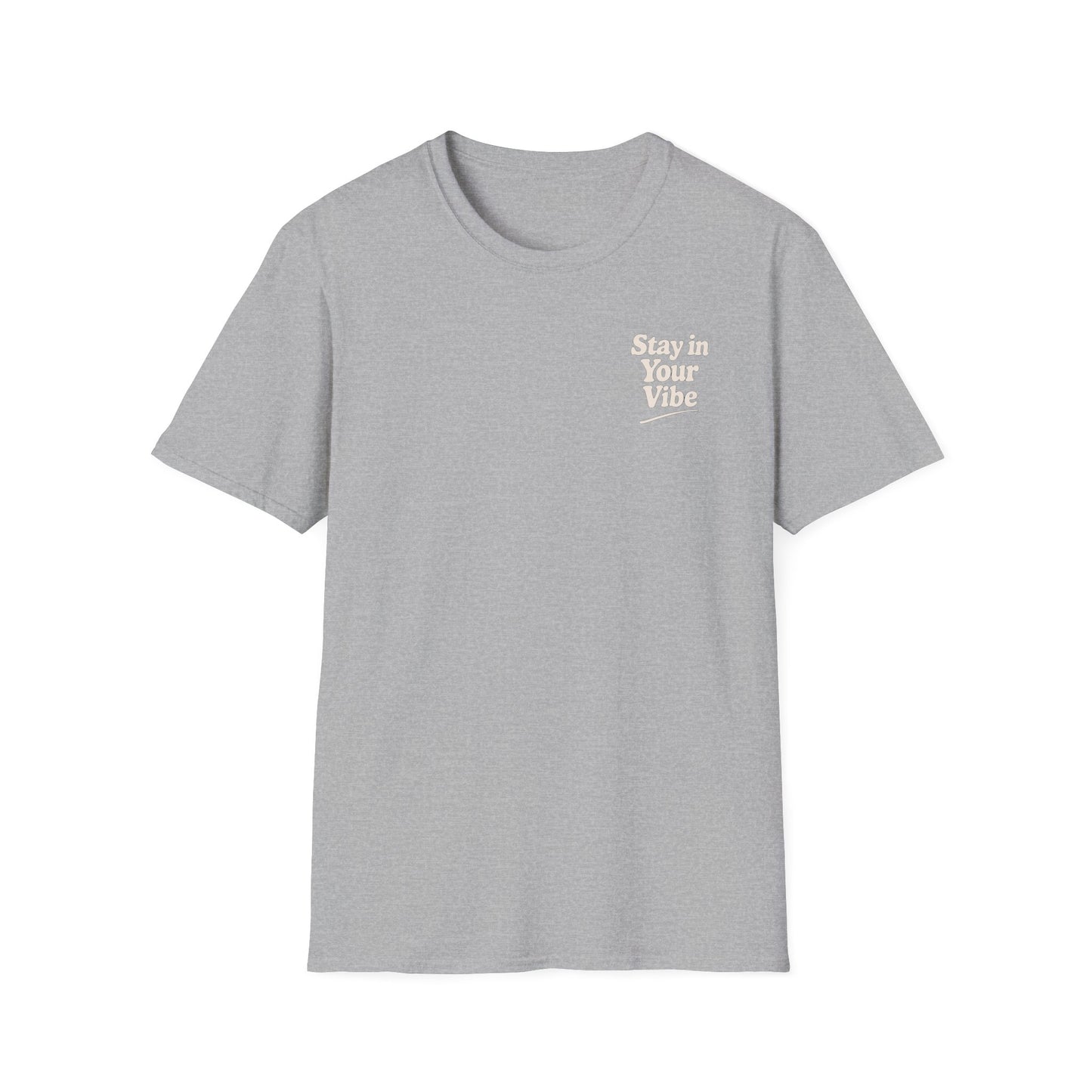 Stay in Your Vibe T-Shirt — Retro Neutral Graphic Tee