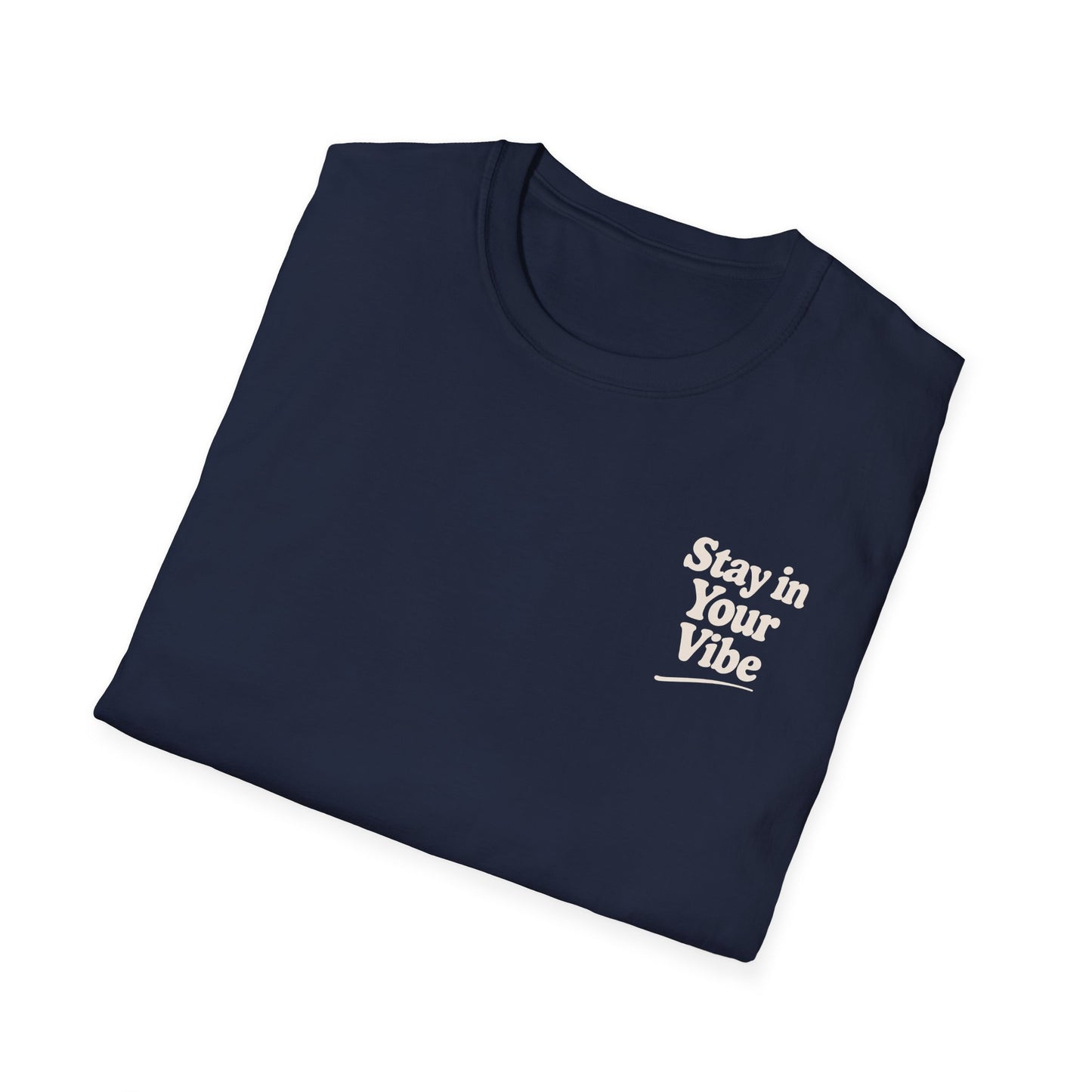 Stay in Your Vibe T-Shirt — Retro Neutral Graphic Tee