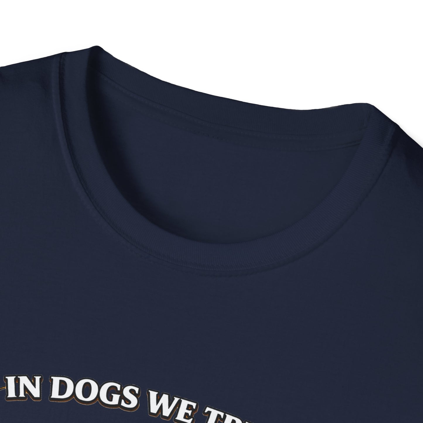 Musher & Sled Dogs T-Shirt — “In Dogs We Trust” Vintage Sledding Tee