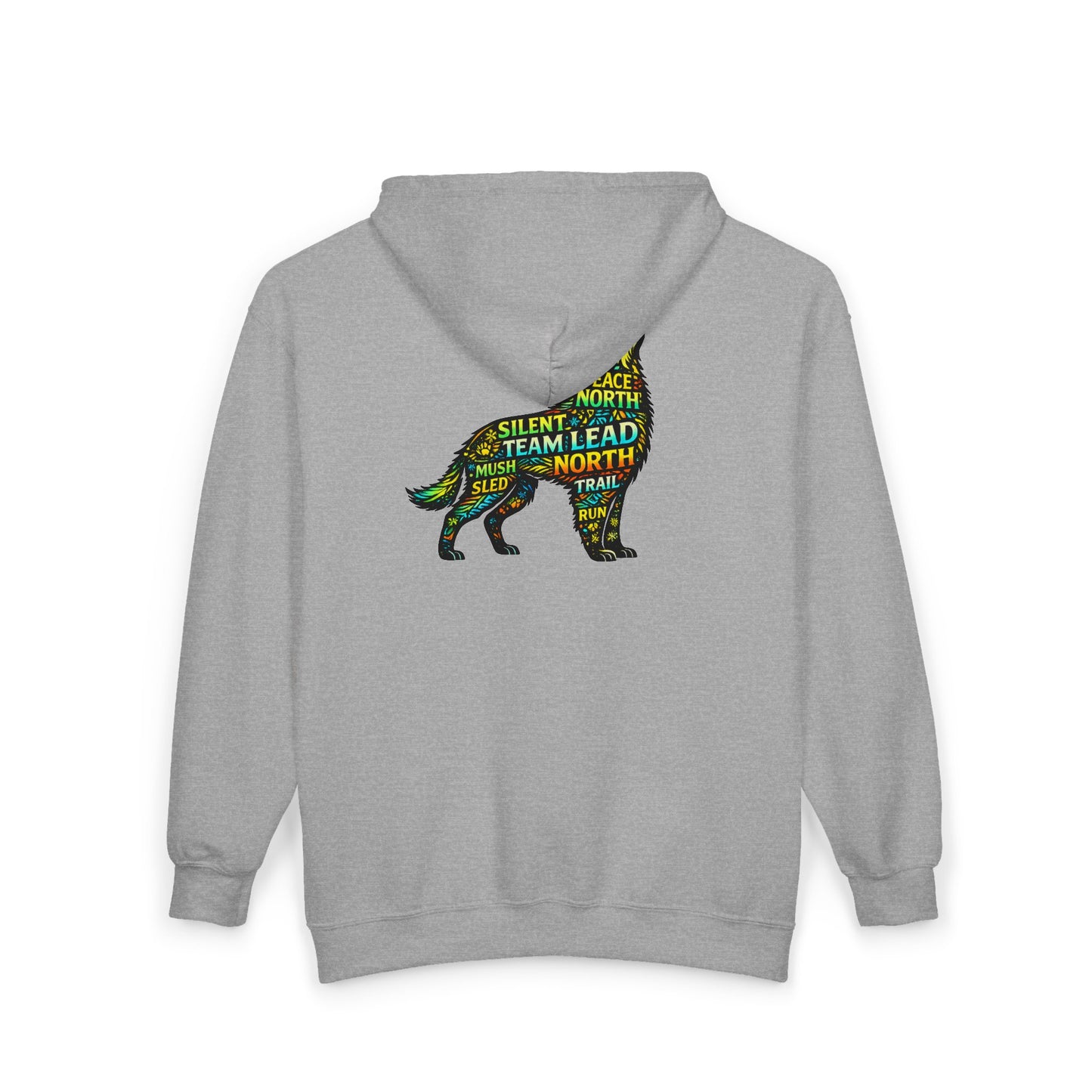 Howling Dog - Zip Hoodie