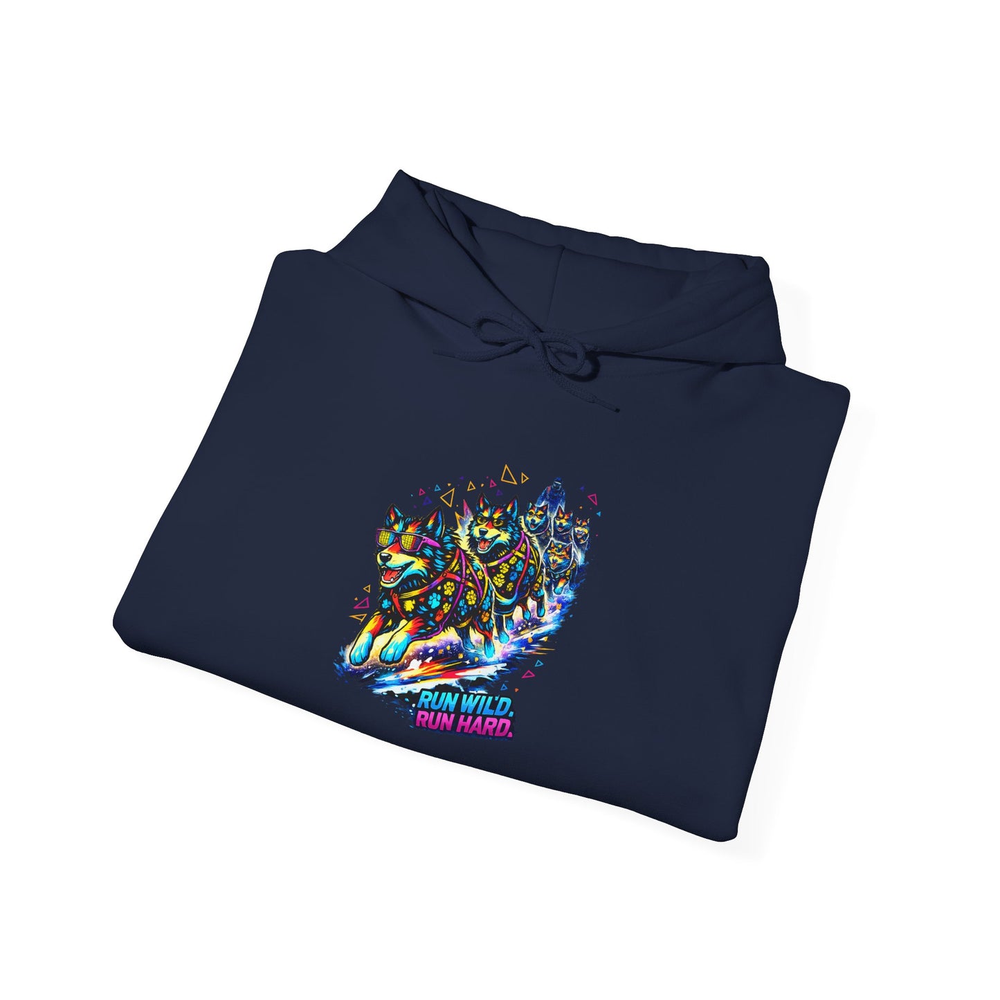 Holographic Maple Heart Hoodie — Retro Canadian Pride Pullover