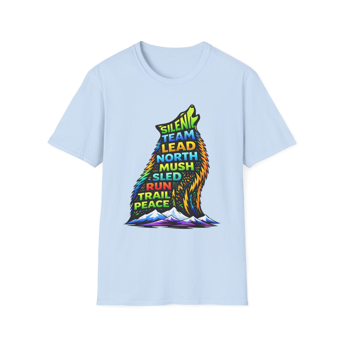 Sitting Howling Dog - Tee