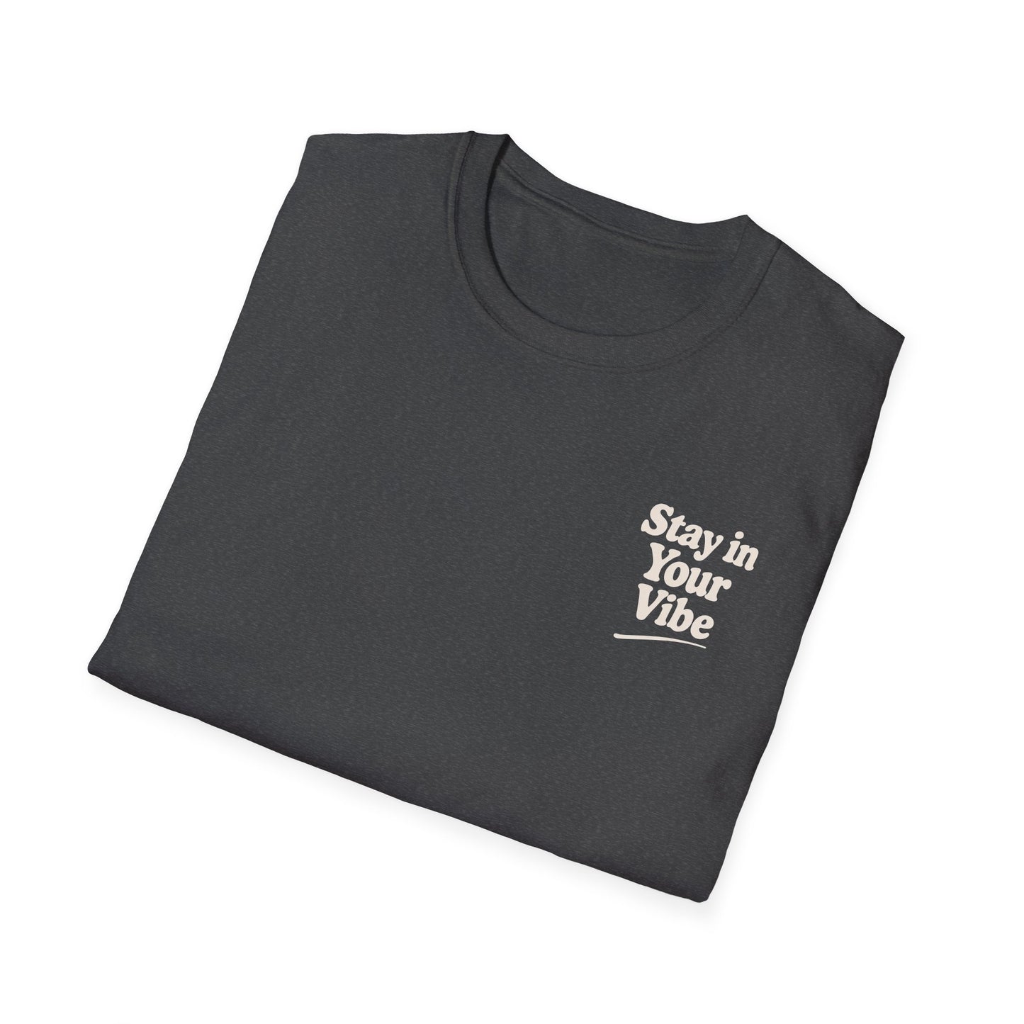 Stay in Your Vibe T-Shirt — Retro Neutral Graphic Tee