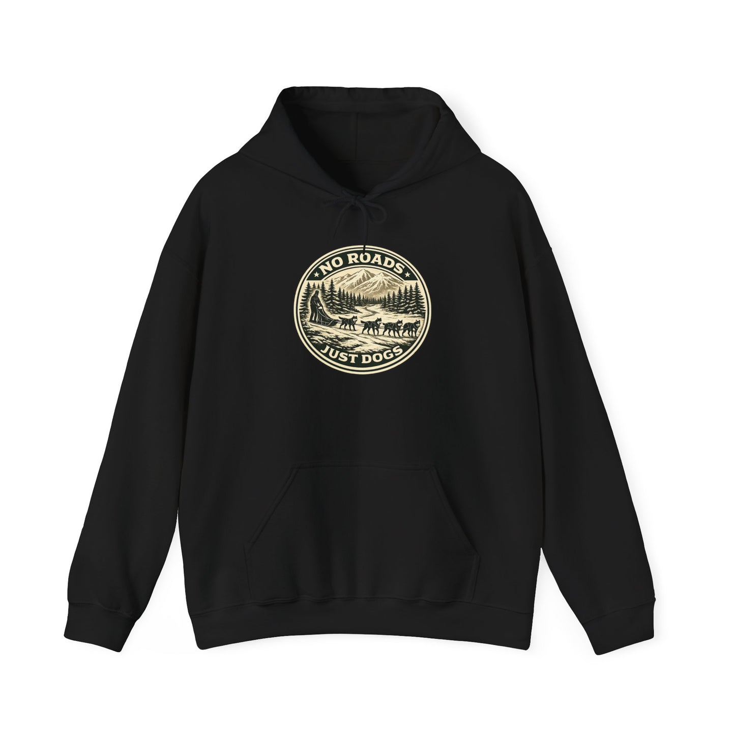 No Roads Just Dogs - Hoodie
