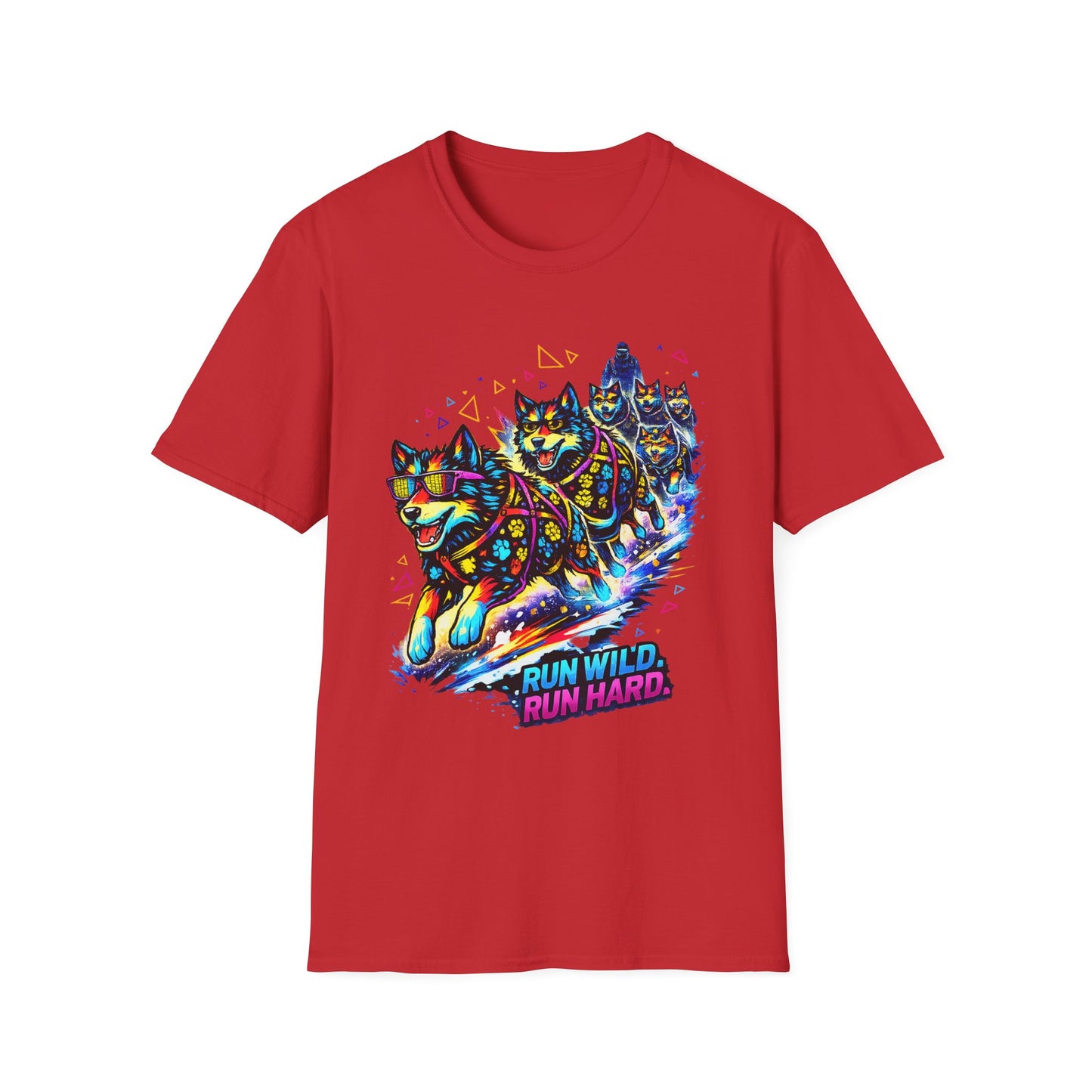 Run Wild Run Hard Husky Team T-Shirt