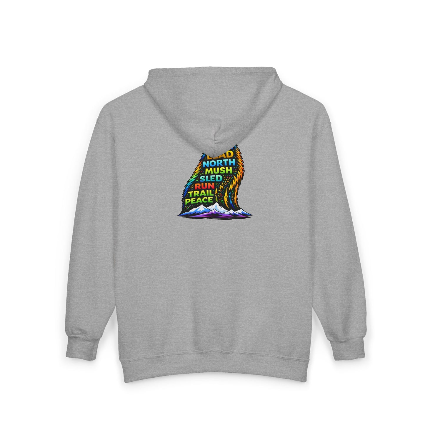Sitting Howling Dog - Zip Hoodie