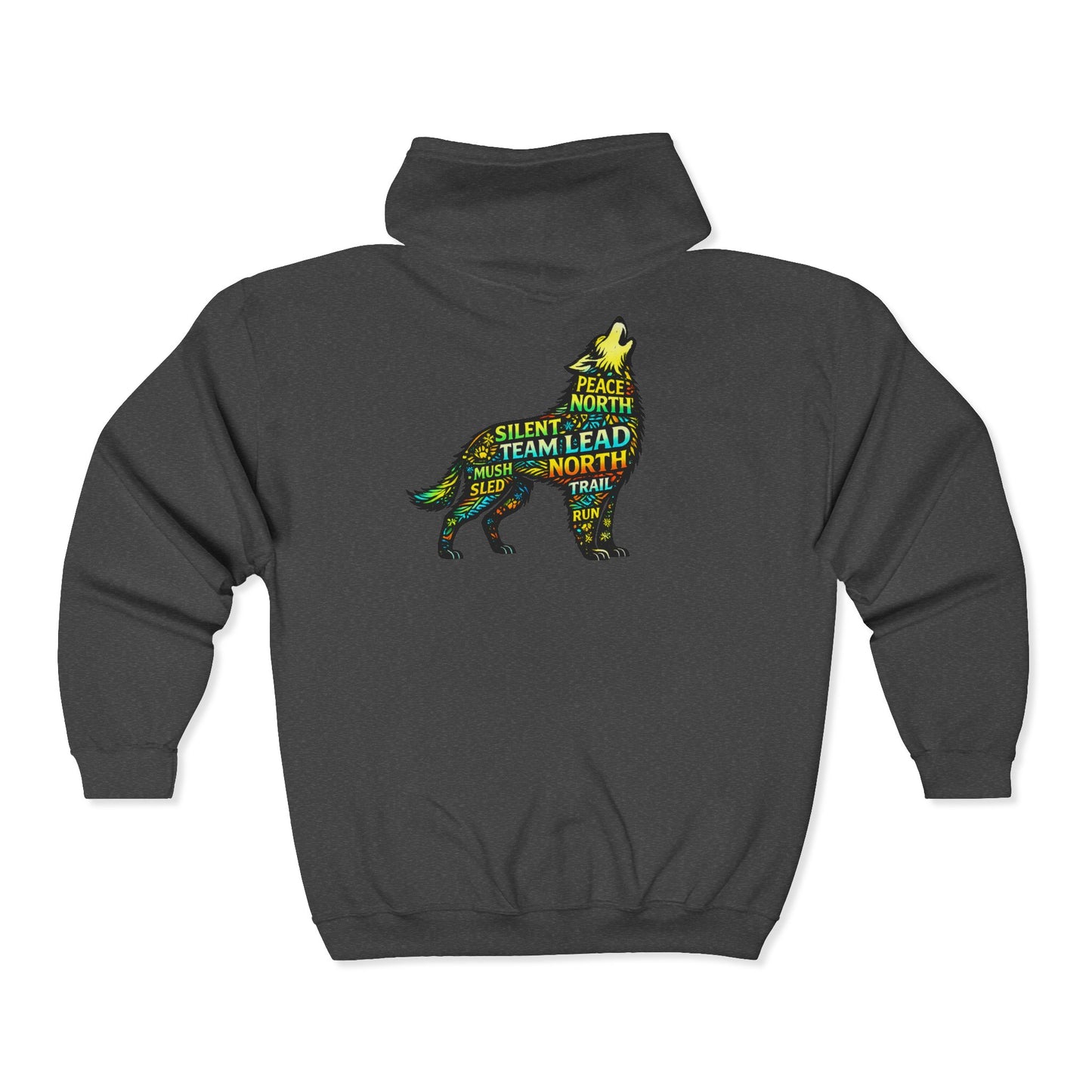 Howling Dog - Zip Hoodie