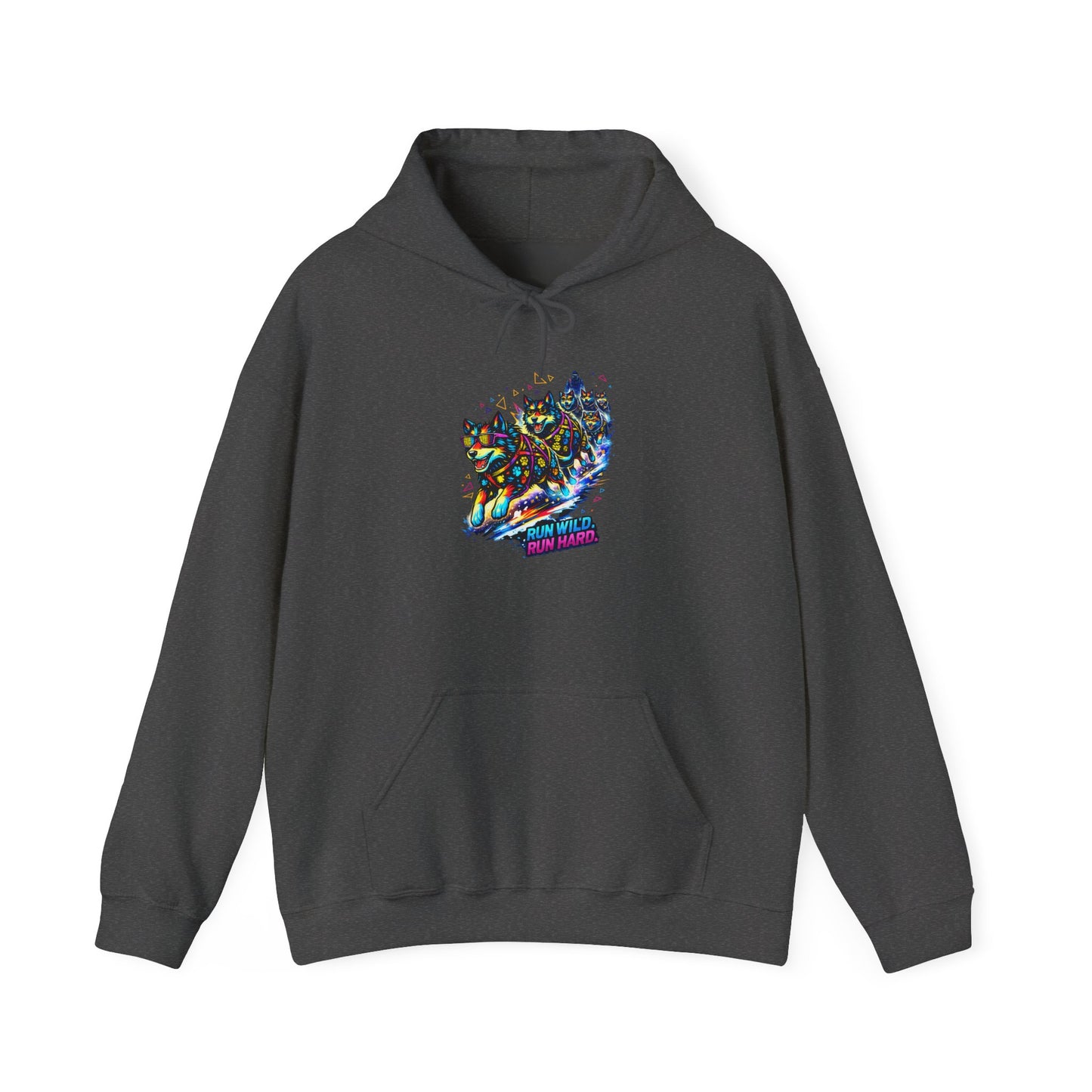 Holographic Maple Heart Hoodie — Retro Canadian Pride Pullover