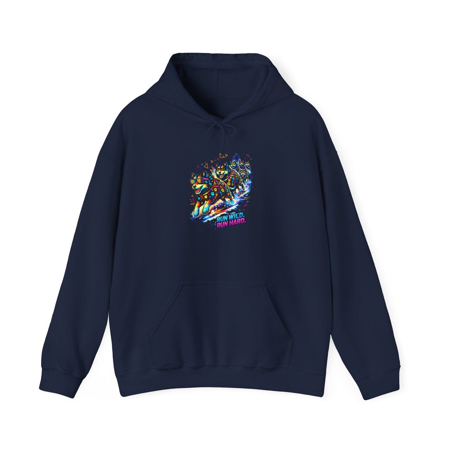 Holographic Maple Heart Hoodie — Retro Canadian Pride Pullover
