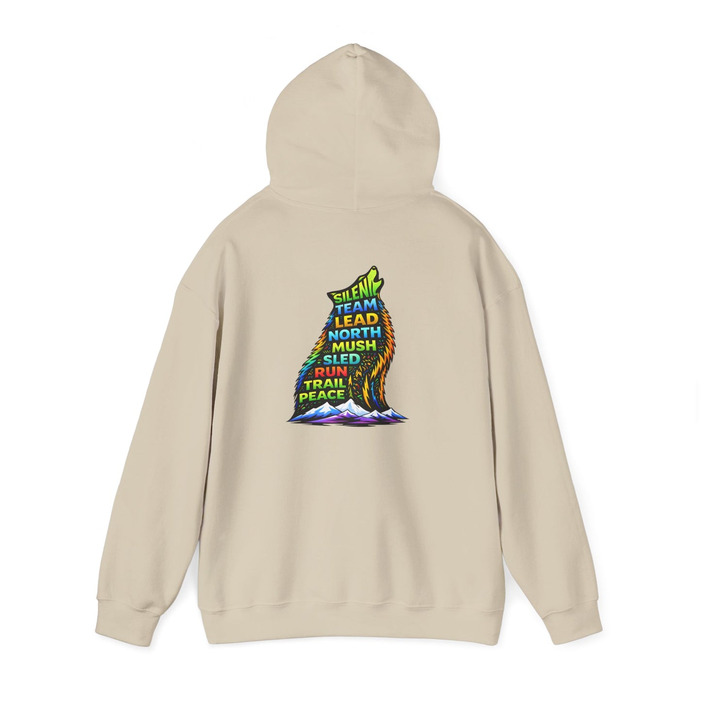Sitting Howling Dog - Hoodie