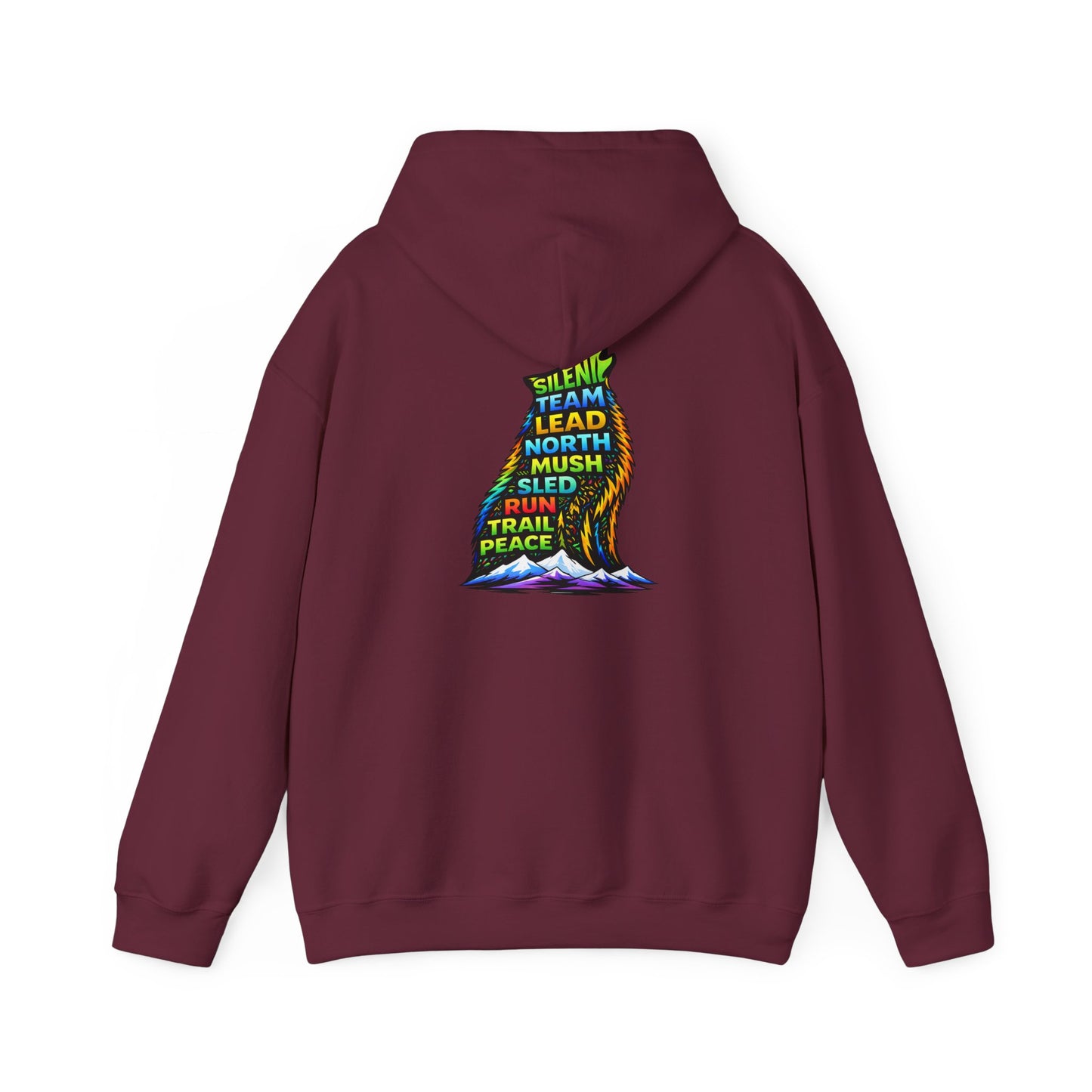 Sitting Howling Dog - Hoodie