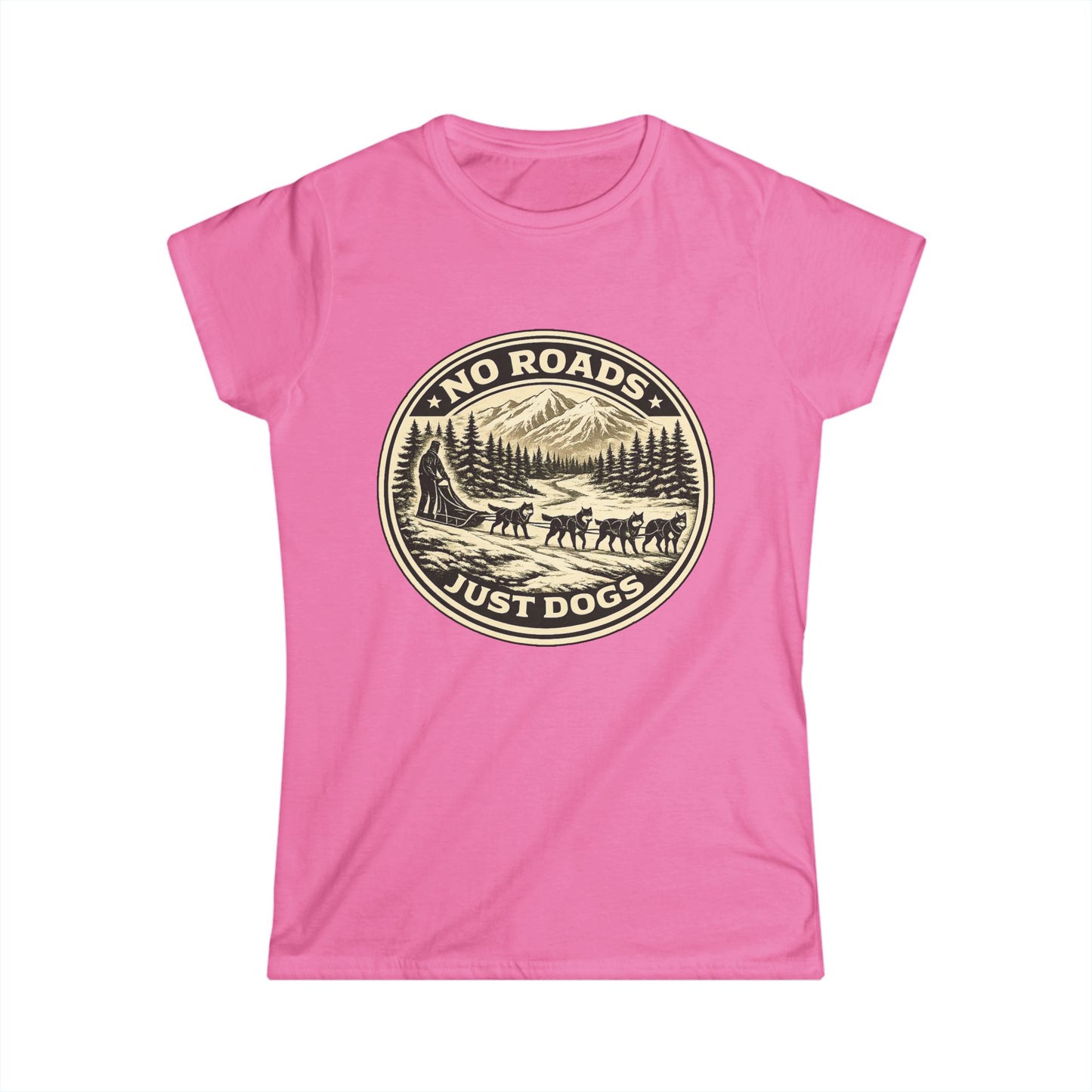 No Roads Just Dogs - Woman Tee