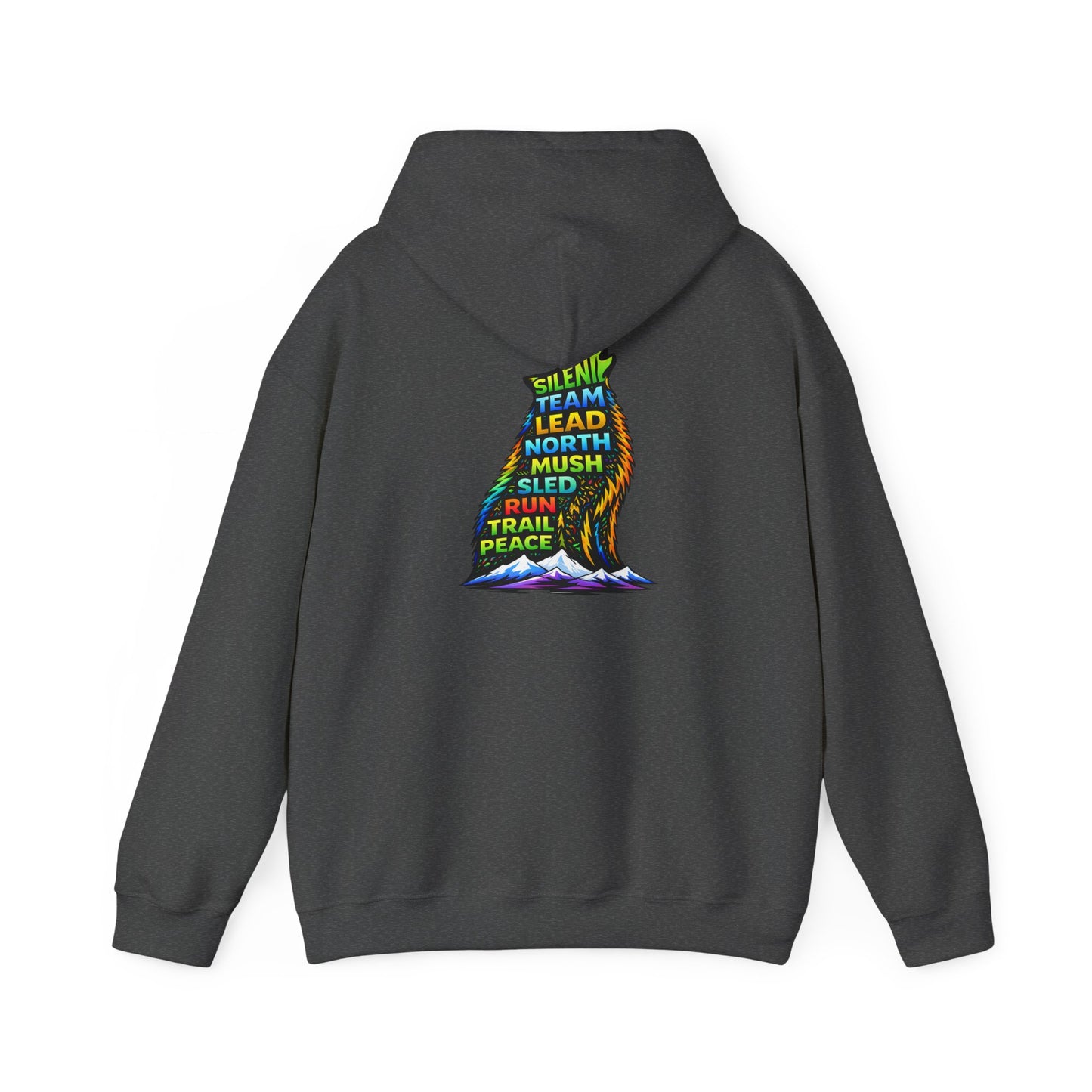 Sitting Howling Dog - Hoodie
