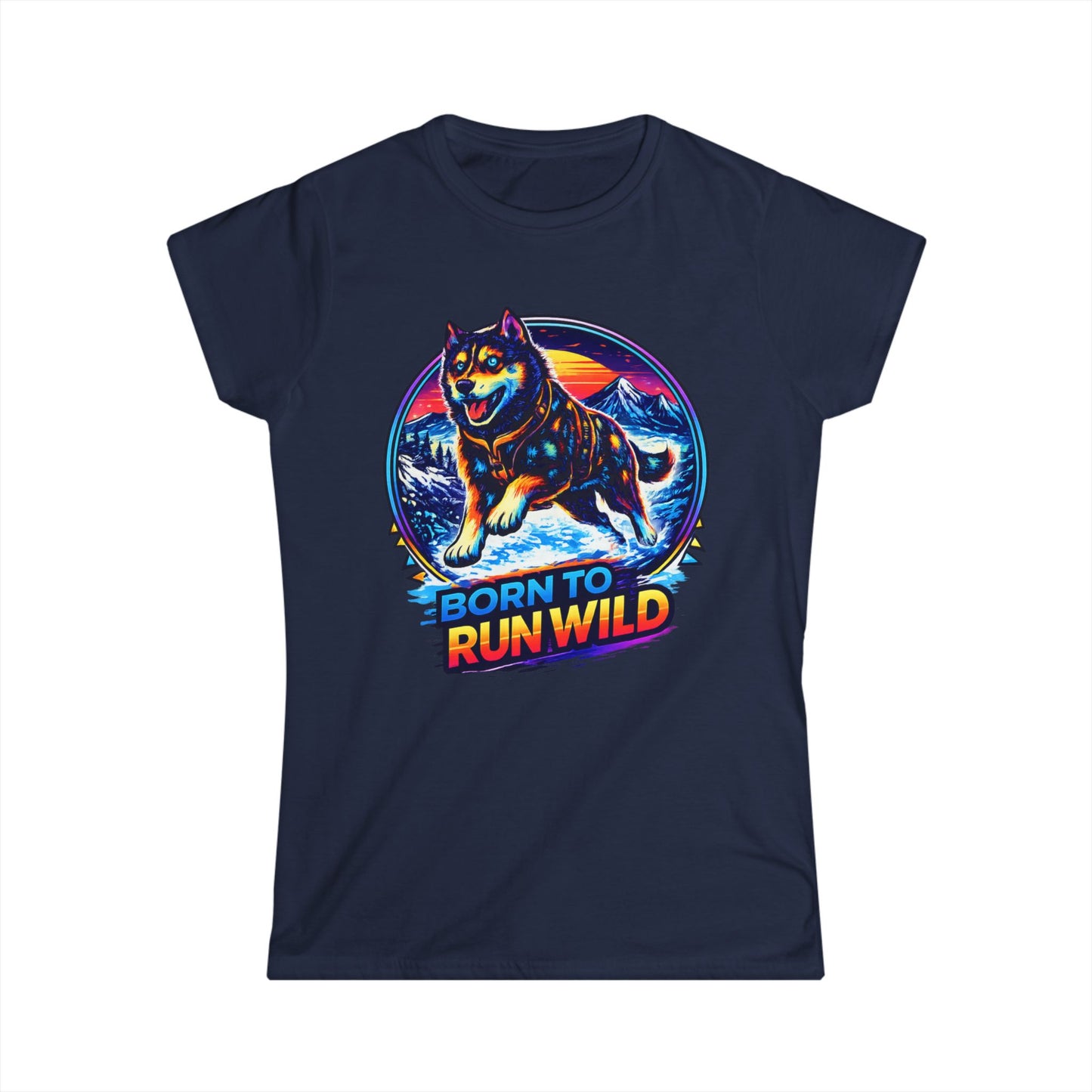 Born to Run Wild Husky - Woman Tee